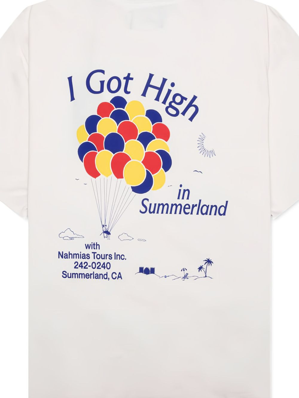 balloon-print T-shirt - 3