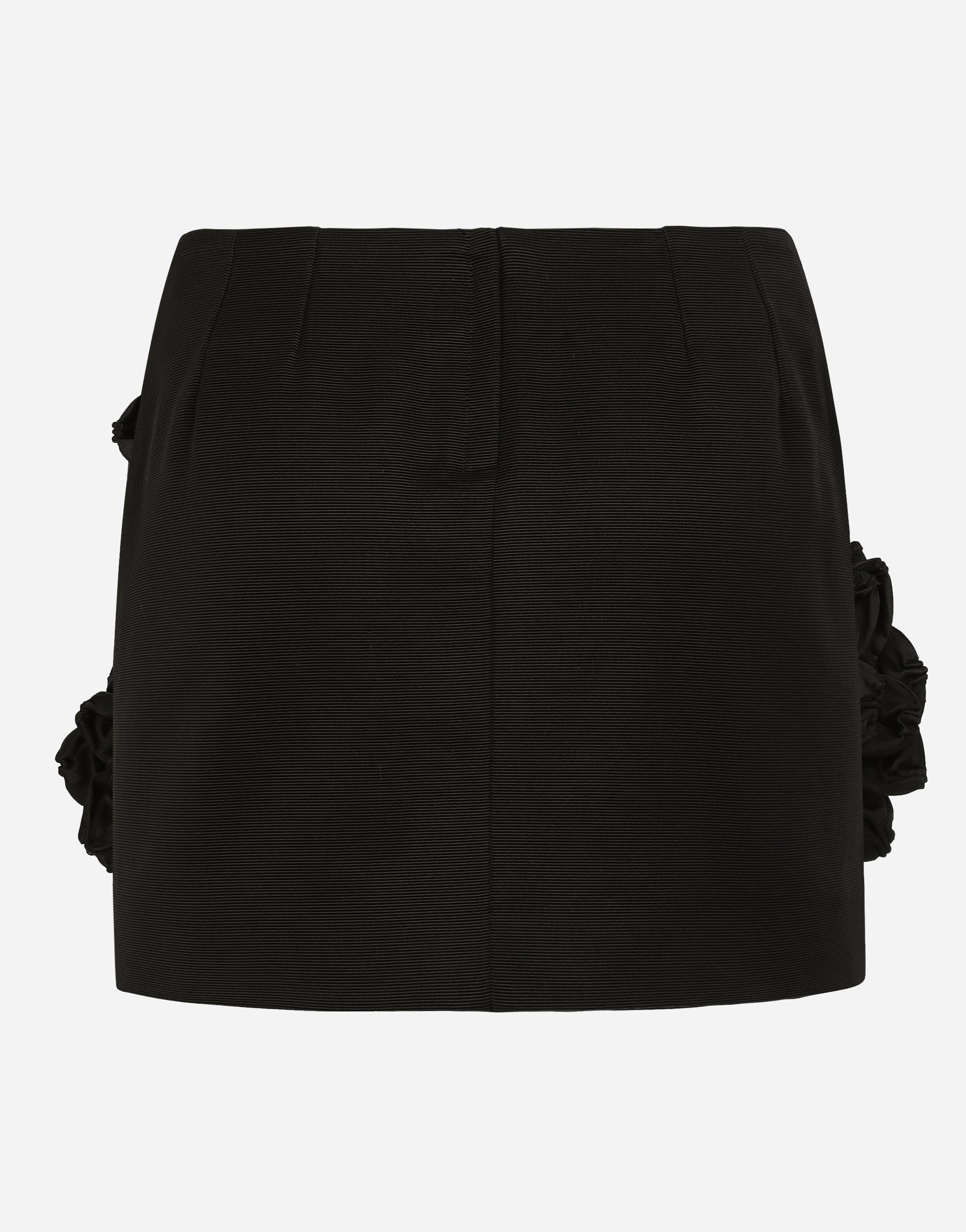 Short Ottoman skirt with floral appliqué - 2