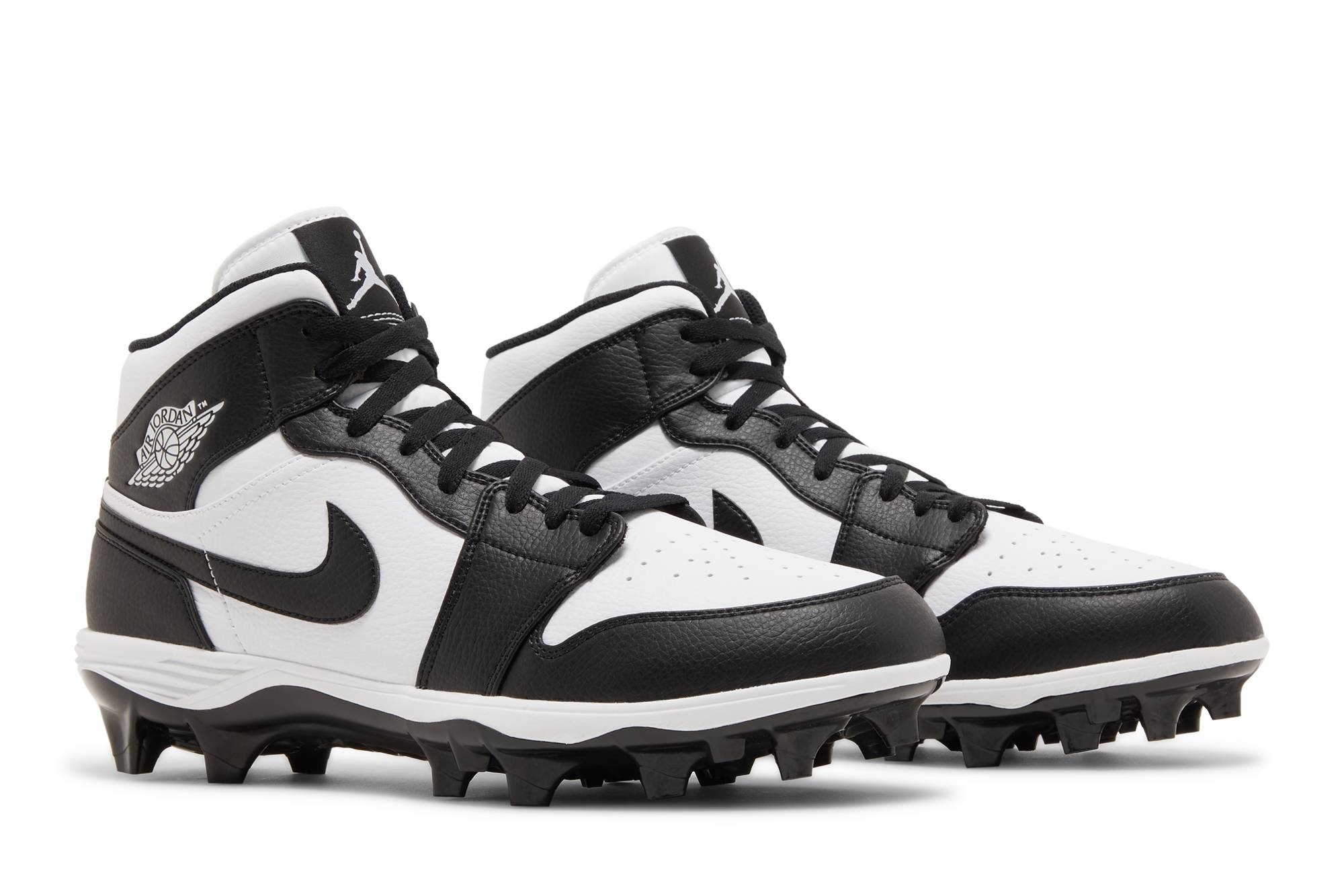 Jordan 1 Mid TD Cleat 'Black White' 2023 - 8