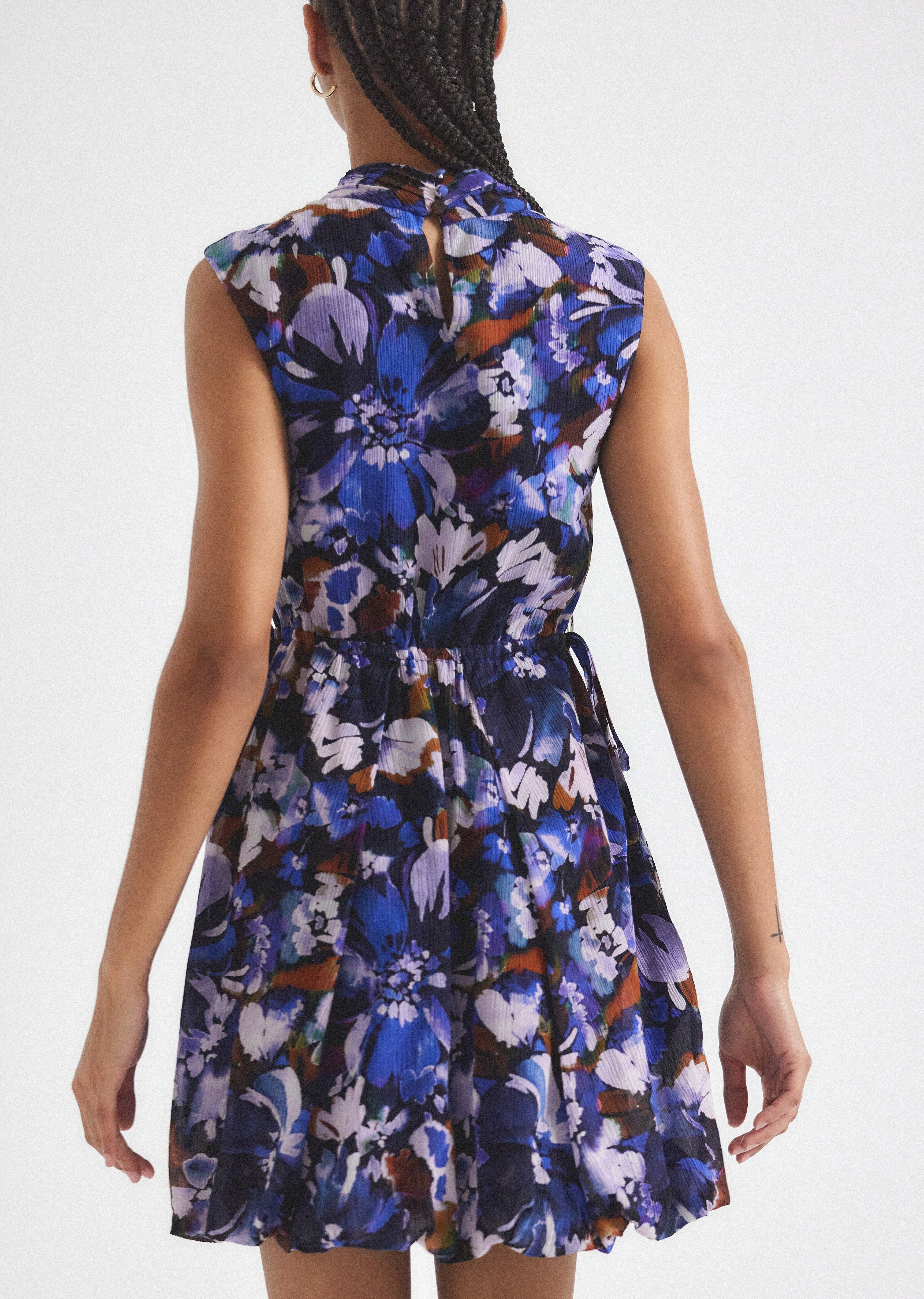 LAURA BUBBLE HEM DRESS - 6