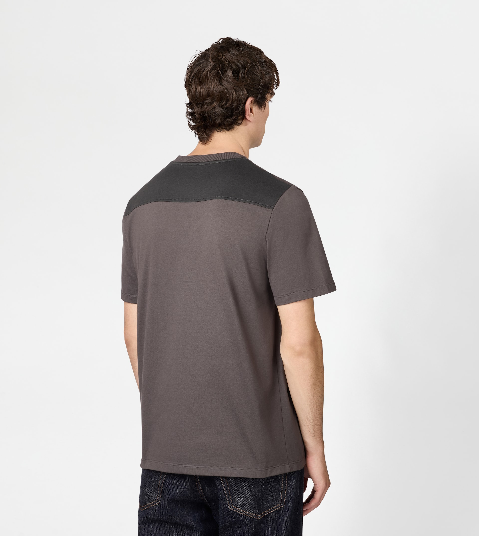 T-SHIRT IN JERSEY - GREY - 3