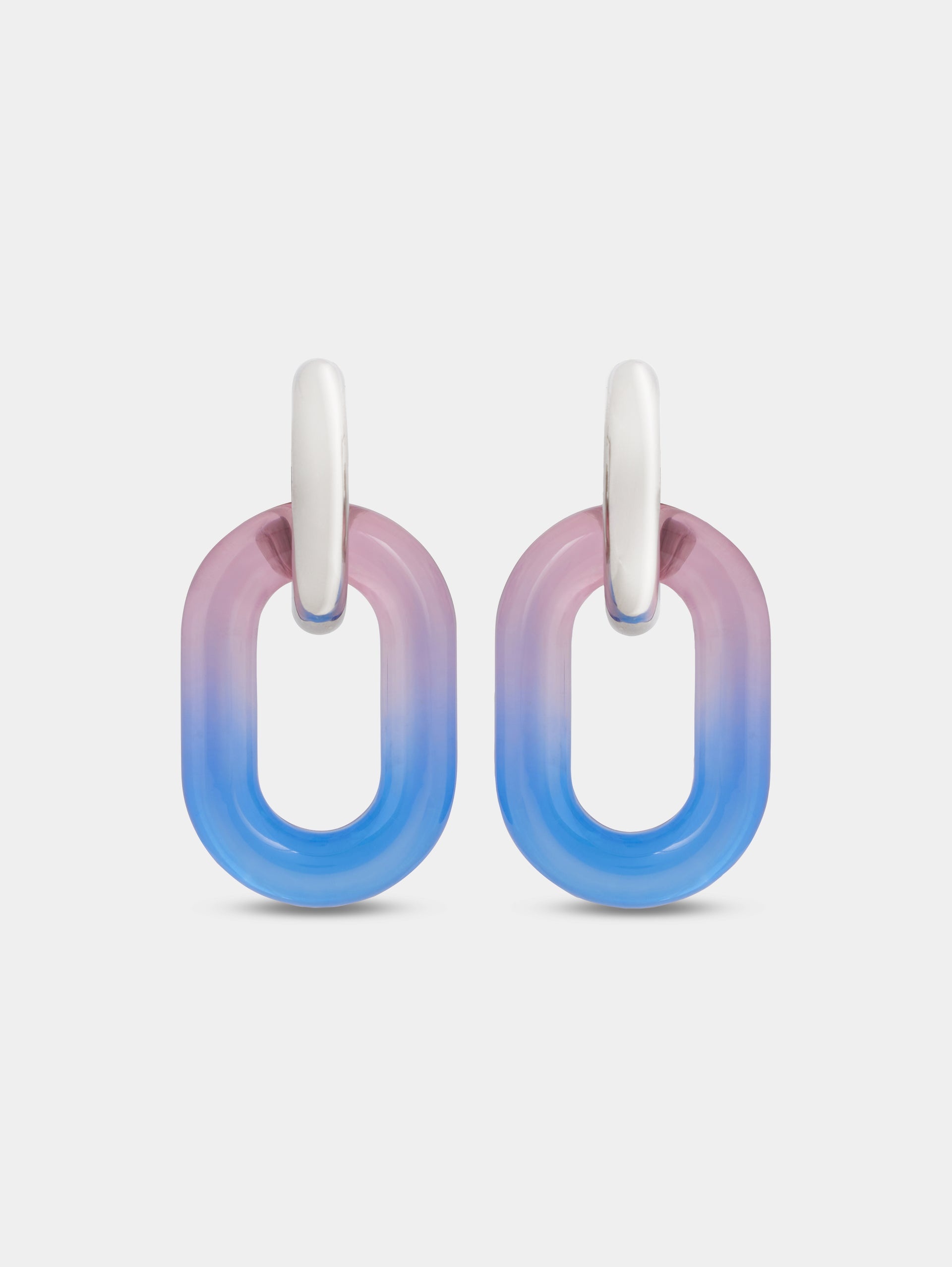 XL LINK OVERSIZED TIE-DYE EARRINGS - 2