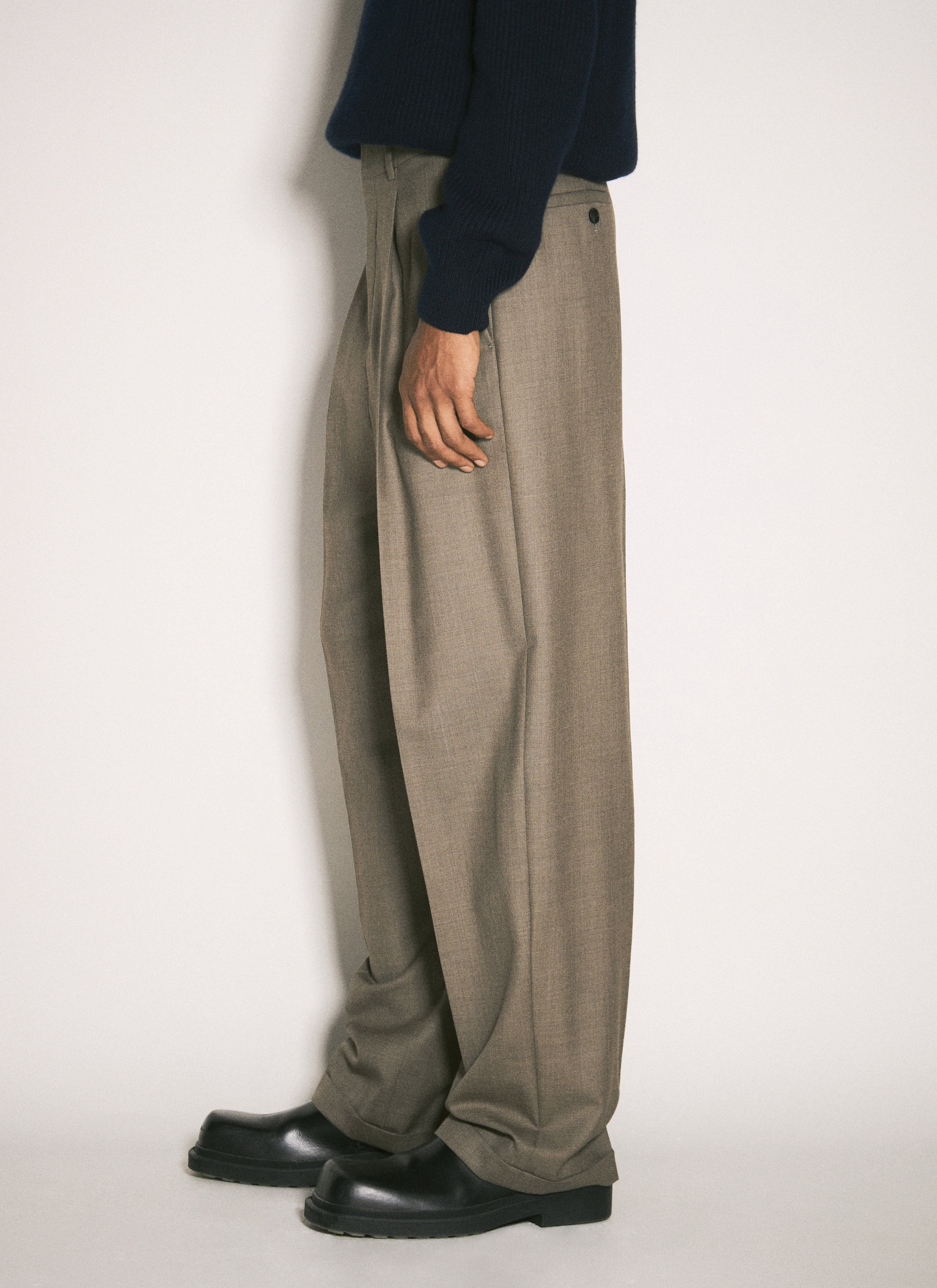 Wool Tailored Pants - 5