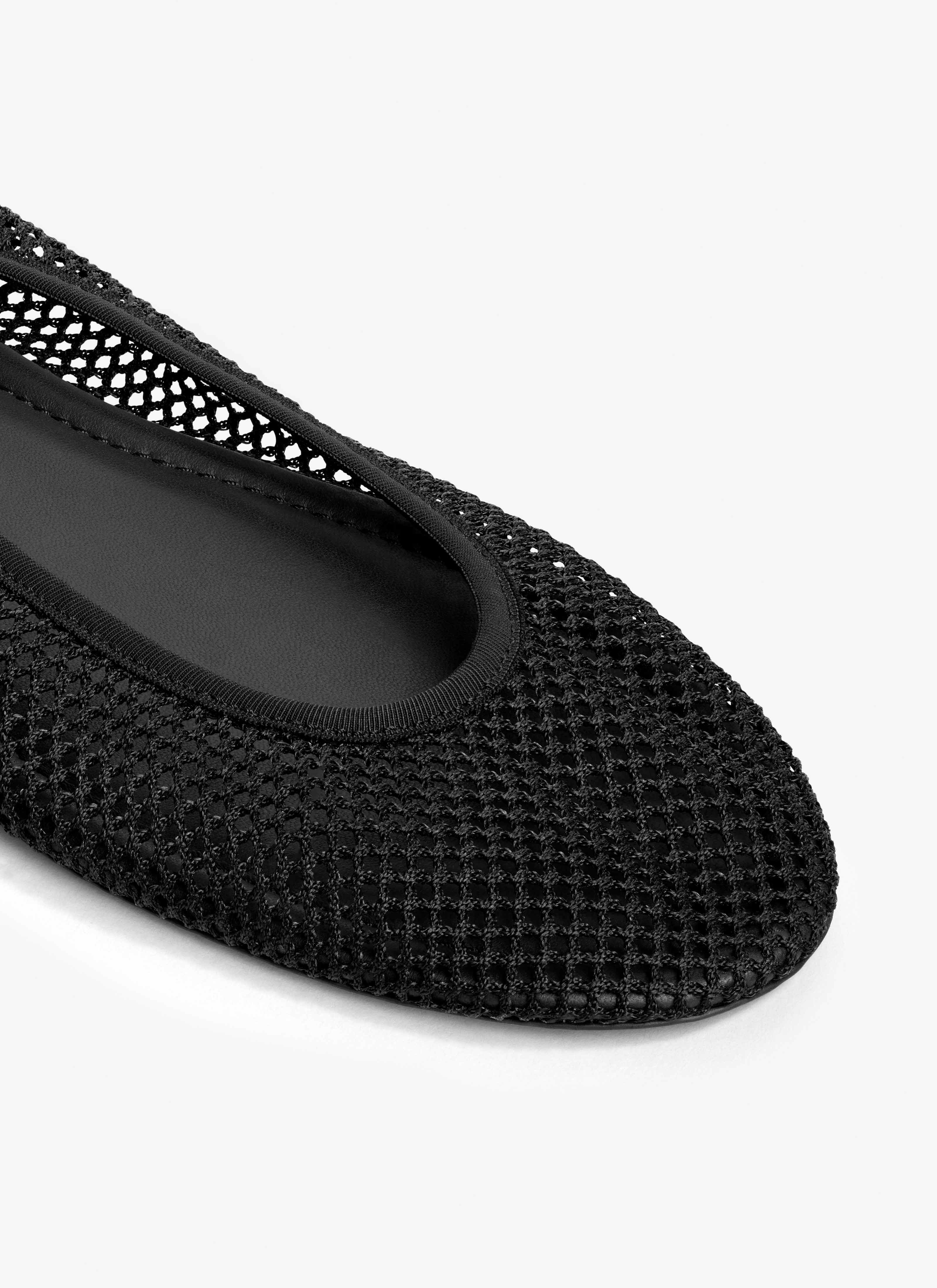 LOW VAMP BALLET FLATS IN FISHNET - 5