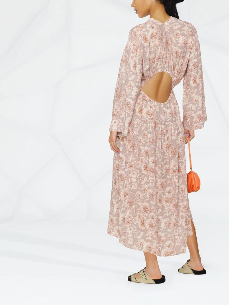 Dahlia floral-print V-neck dress 4