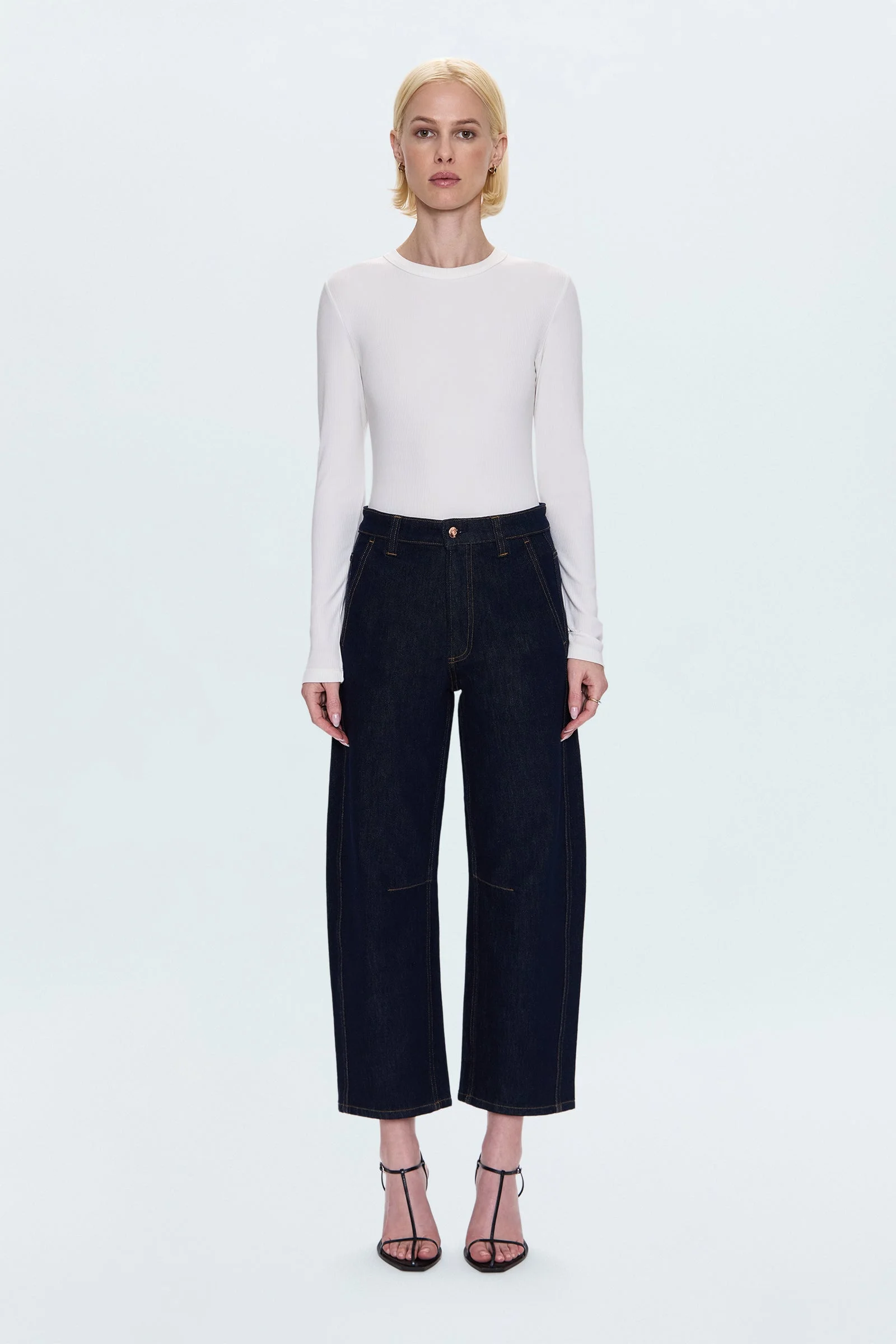 BEAU SEAMED CRESCENT JEAN - NIGHTFALL - 1