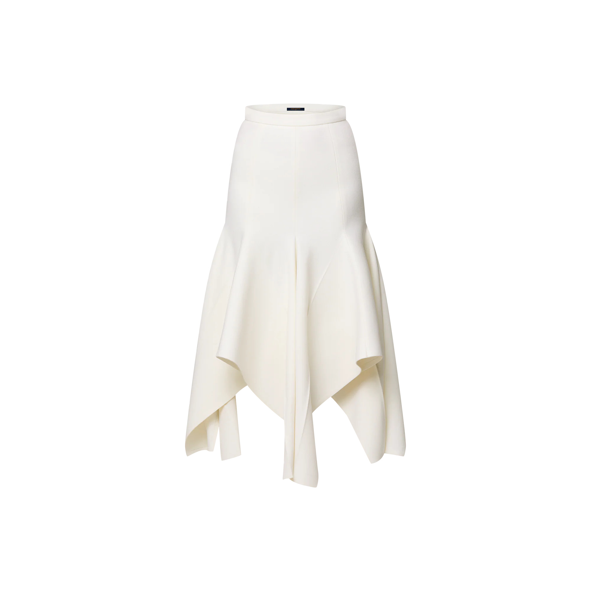 Petal Hem Flannel Skirt - 1