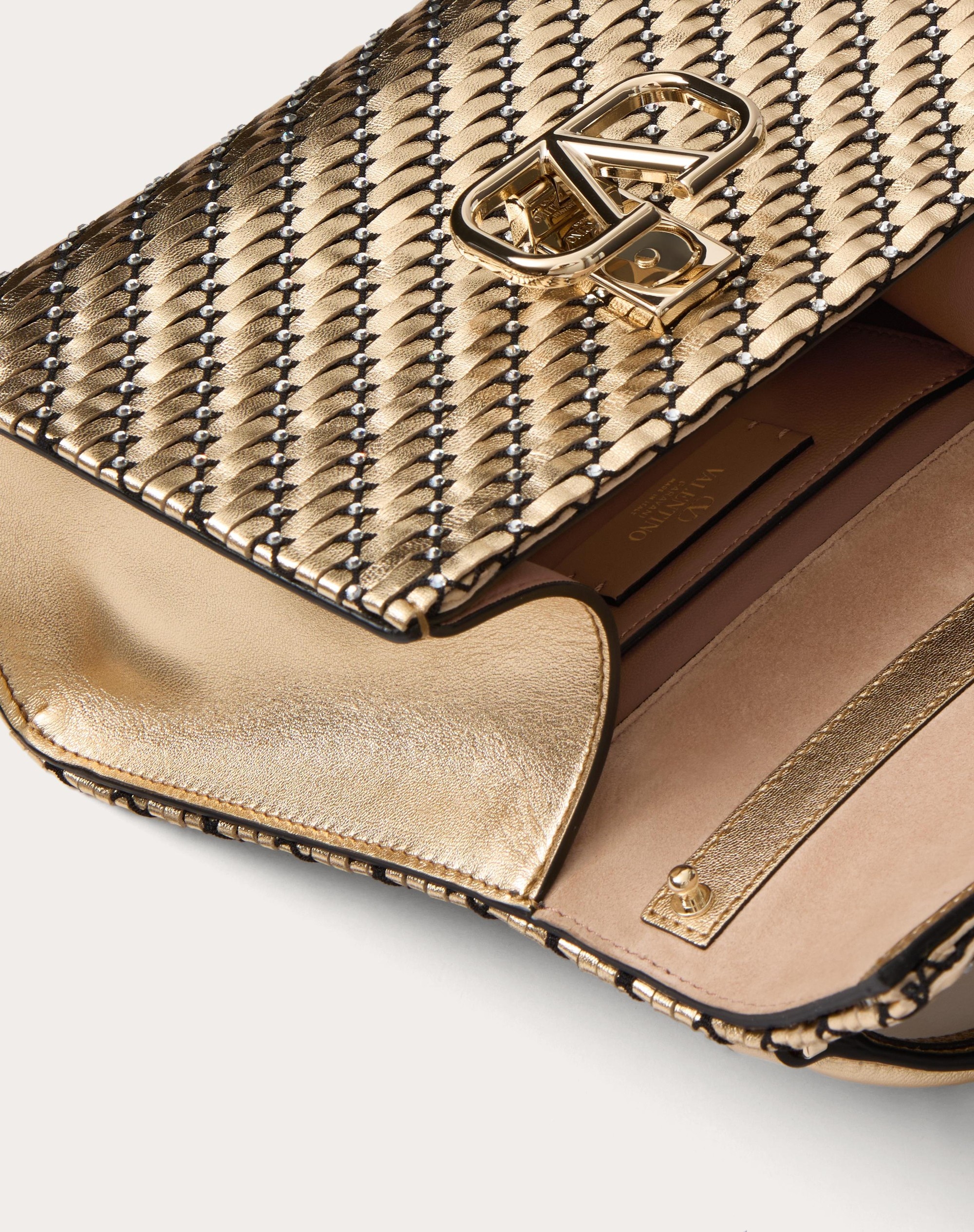 VALENTINO GARAVANI VSLING MINI WOVEN HANDBAG - 7
