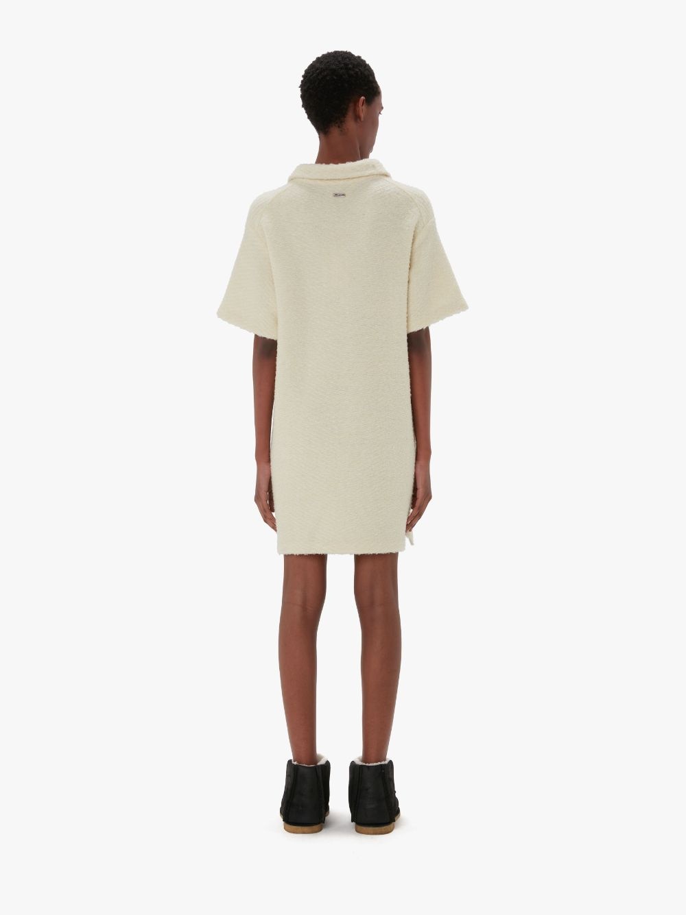KNITTED MINI POLO DRESS - 3
