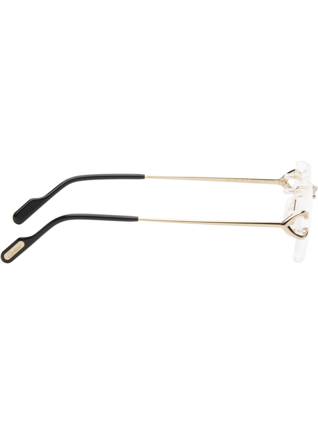 Gold 'Signature C de Cartier' Glasses - 2
