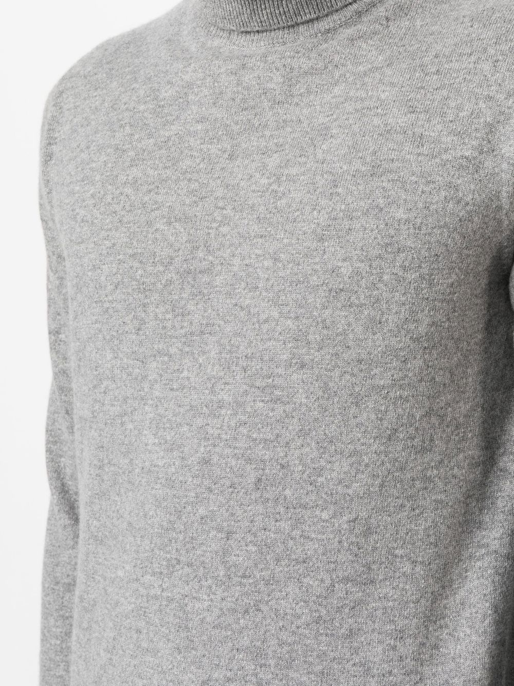 cashmere roll-neck jumper - 5