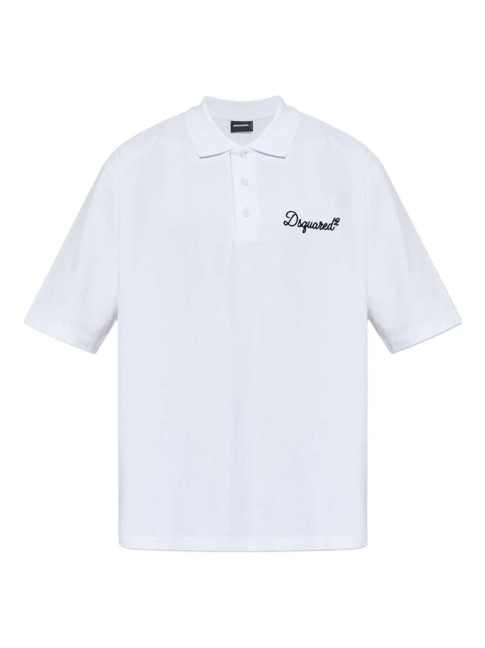 logo-embroidered polo shirt - 1