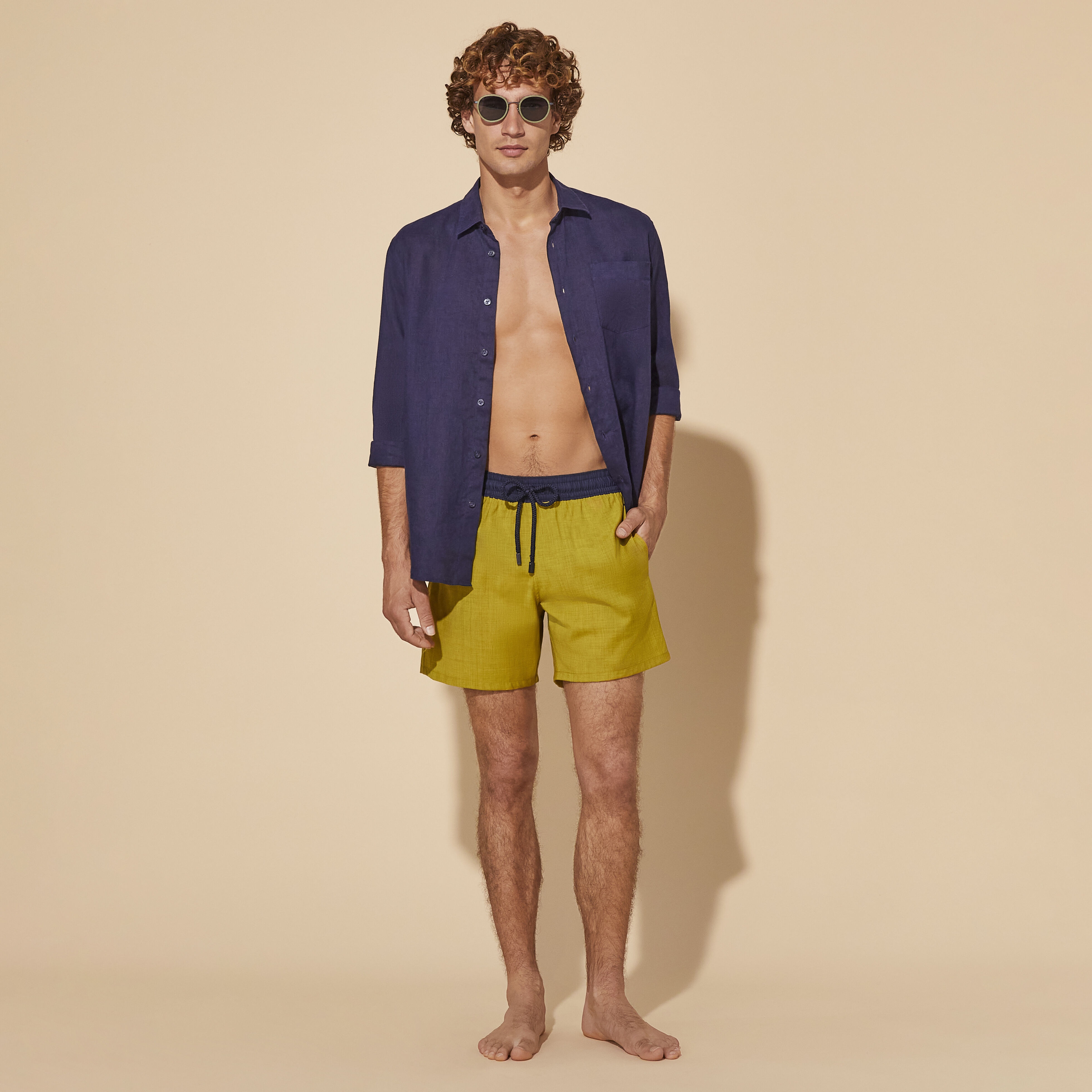 Men Wool Swim Shorts Super 120's - 5