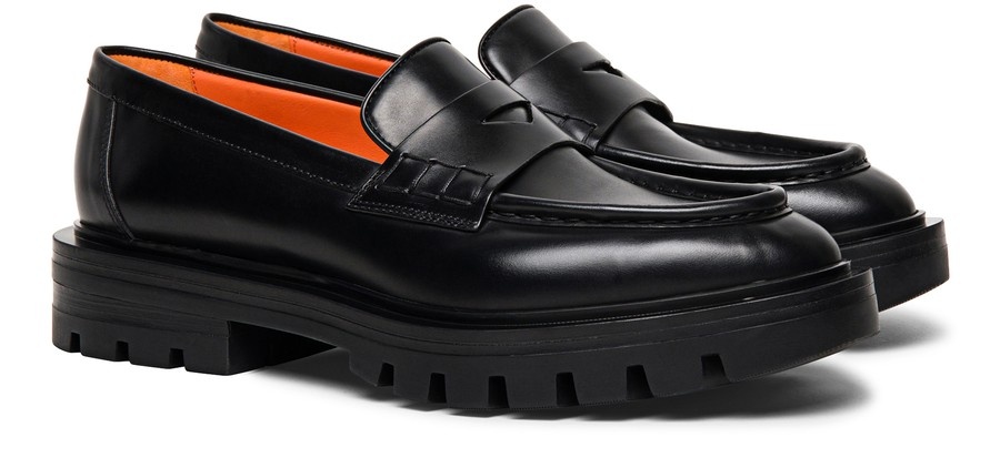 Leather penny loafers - 2