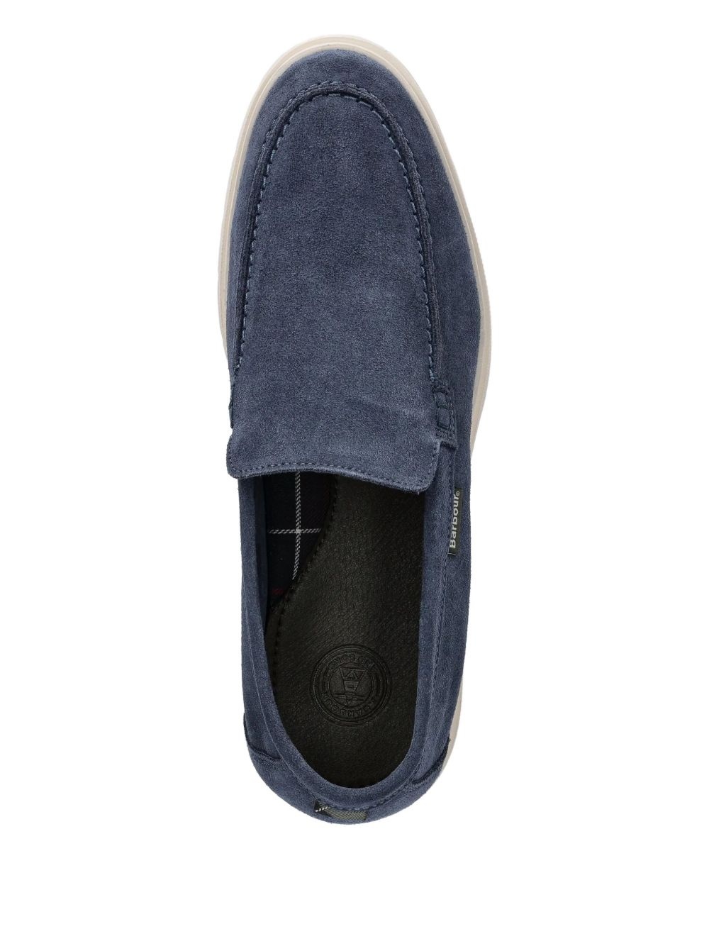 Carty suede slip-on loafers - 4