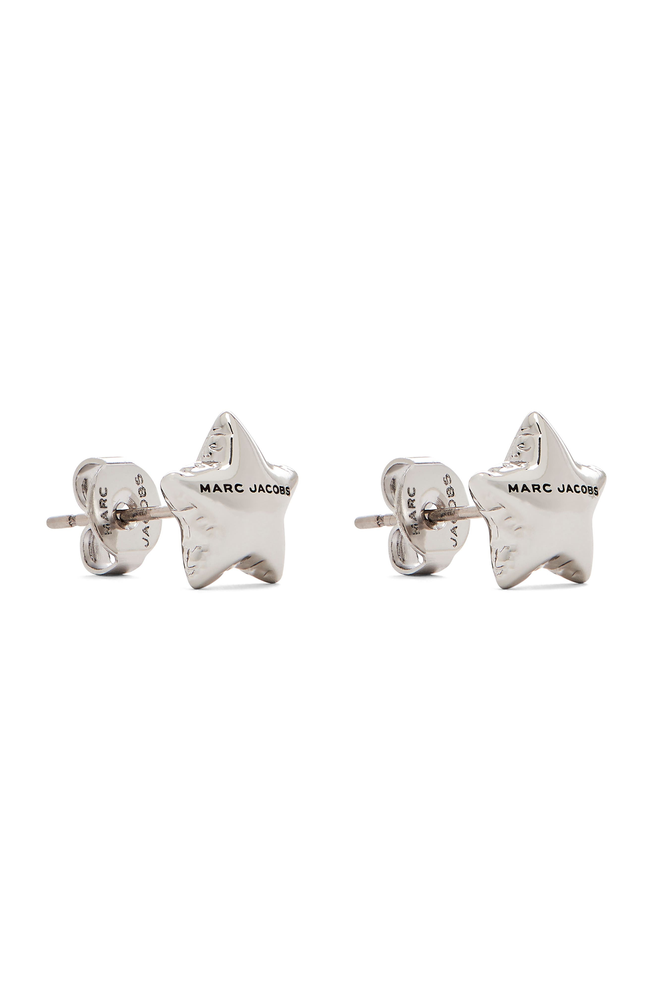 Marc Jacobs Micro Star Balloon Stud Earrings in Light Antique Silver at Nordstrom - 3
