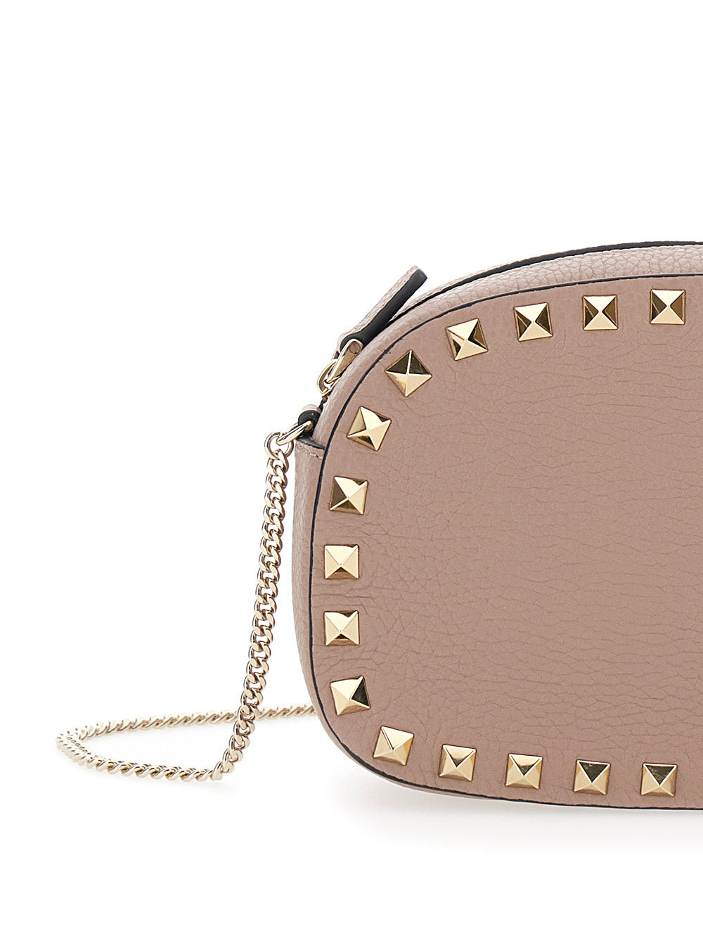 Valentino Garavani Women Pochette | Rockstud | Vitello Stampa Alce/Platinum Studs - 5