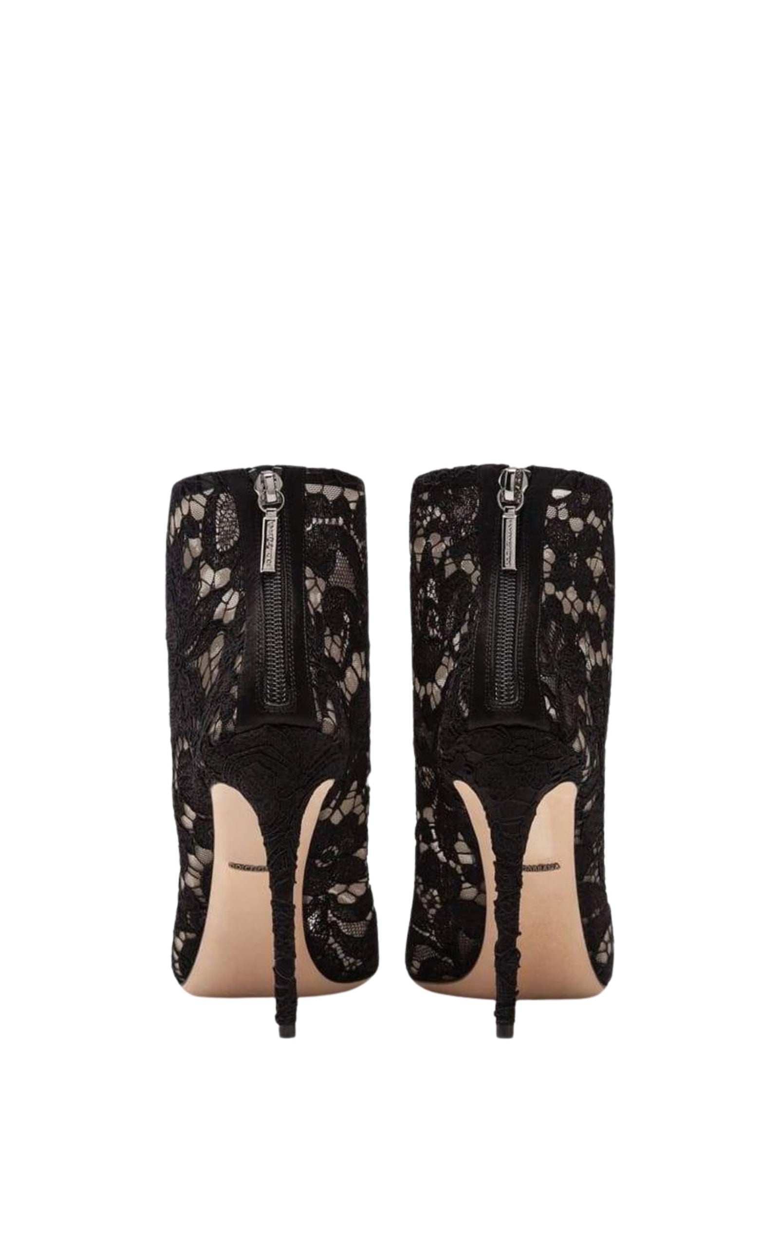 Floral Lace Booties - 6