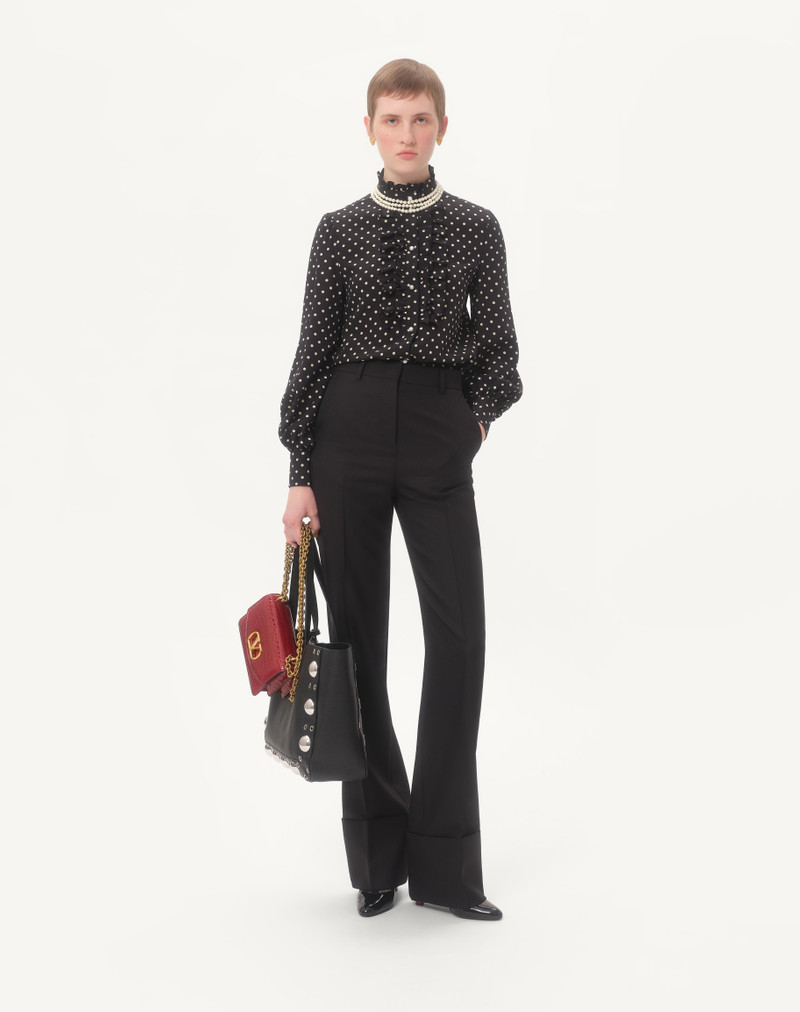 Valentino CREPE DE CHINE SHIRT WITH PLUSDEPOIS PRINT outlook