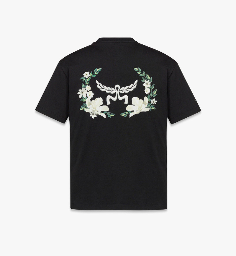 MCM Floral Laurel T-Shirt in Organic Cotton outlook