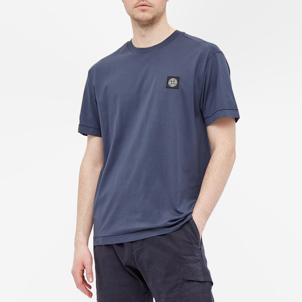 Stone Island Patch Logo Tee - 3