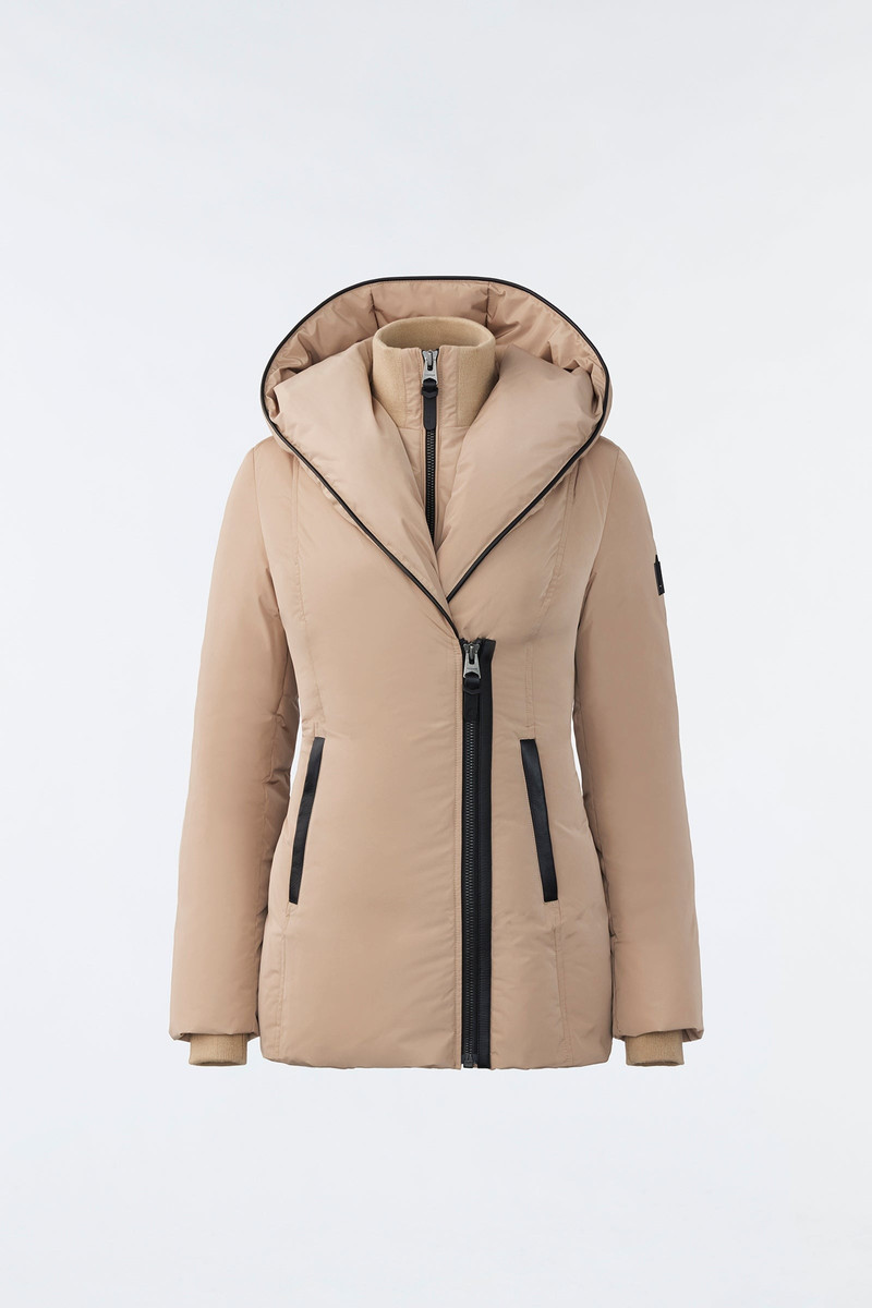 ADALI Down coat with Signature Mackage Collar 1
