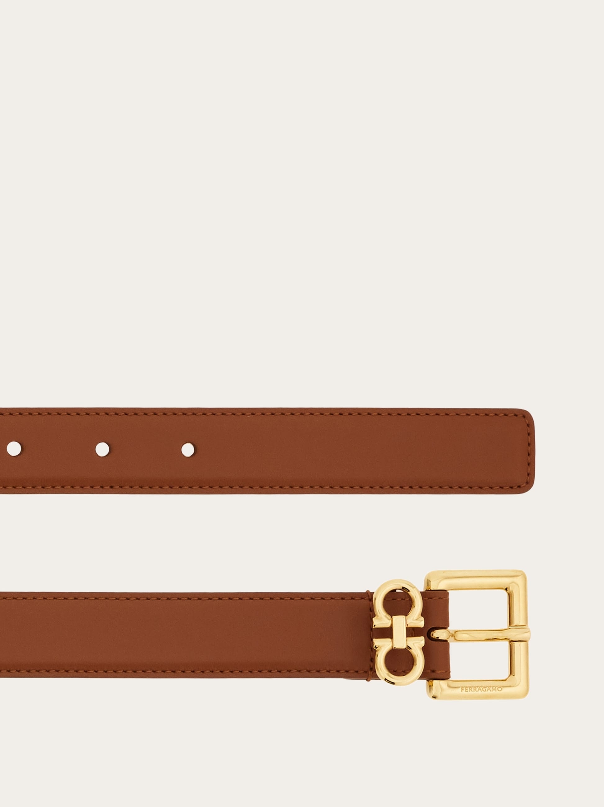 Double Gancini fixed belt - 2