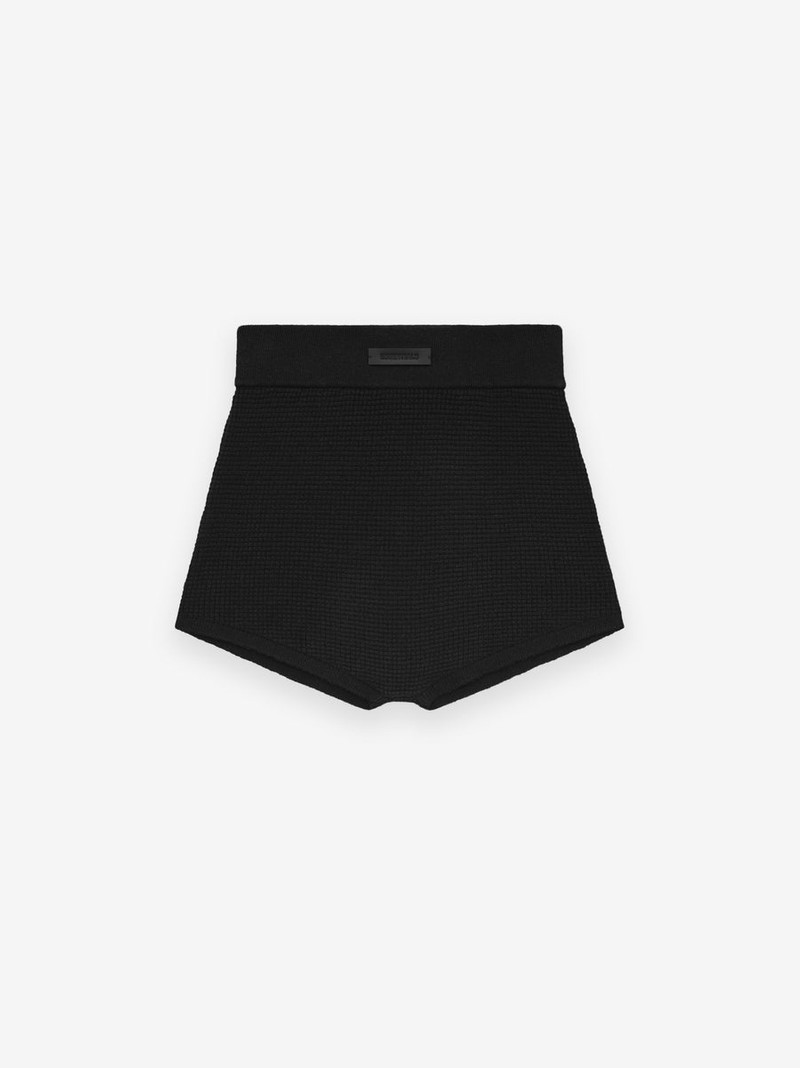 Womens Waffle Boy Short - 1