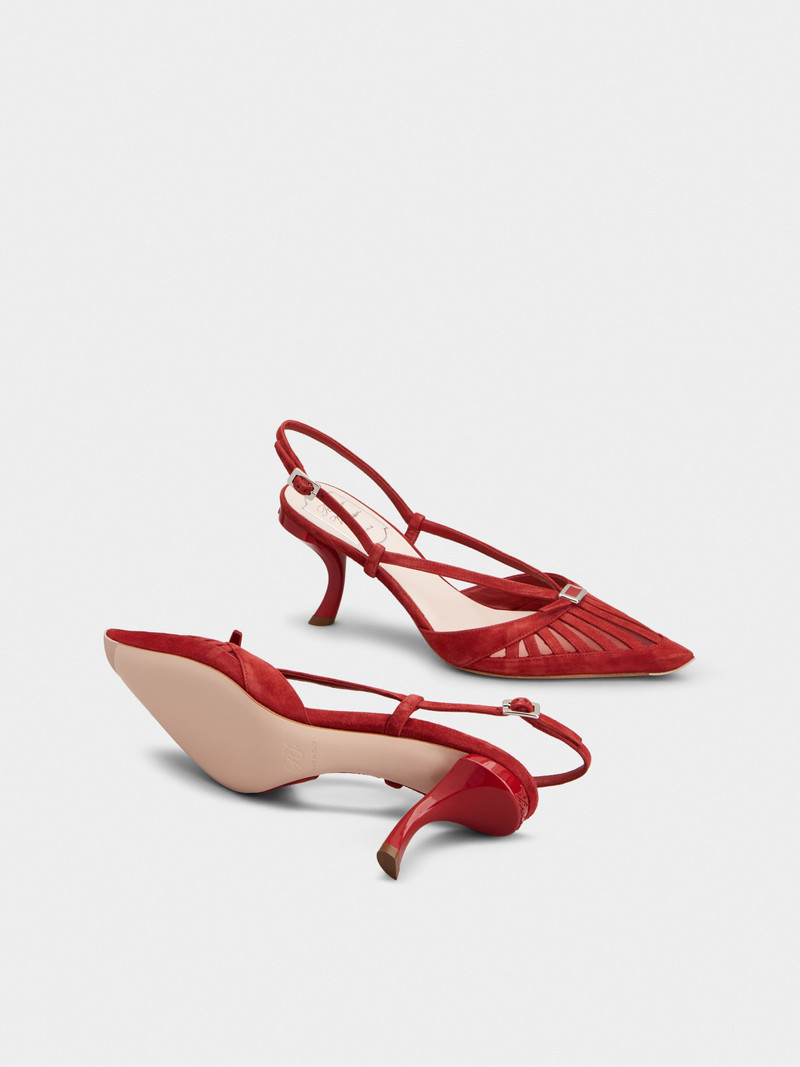 Virgule D'Orsay Pumps in suede 9