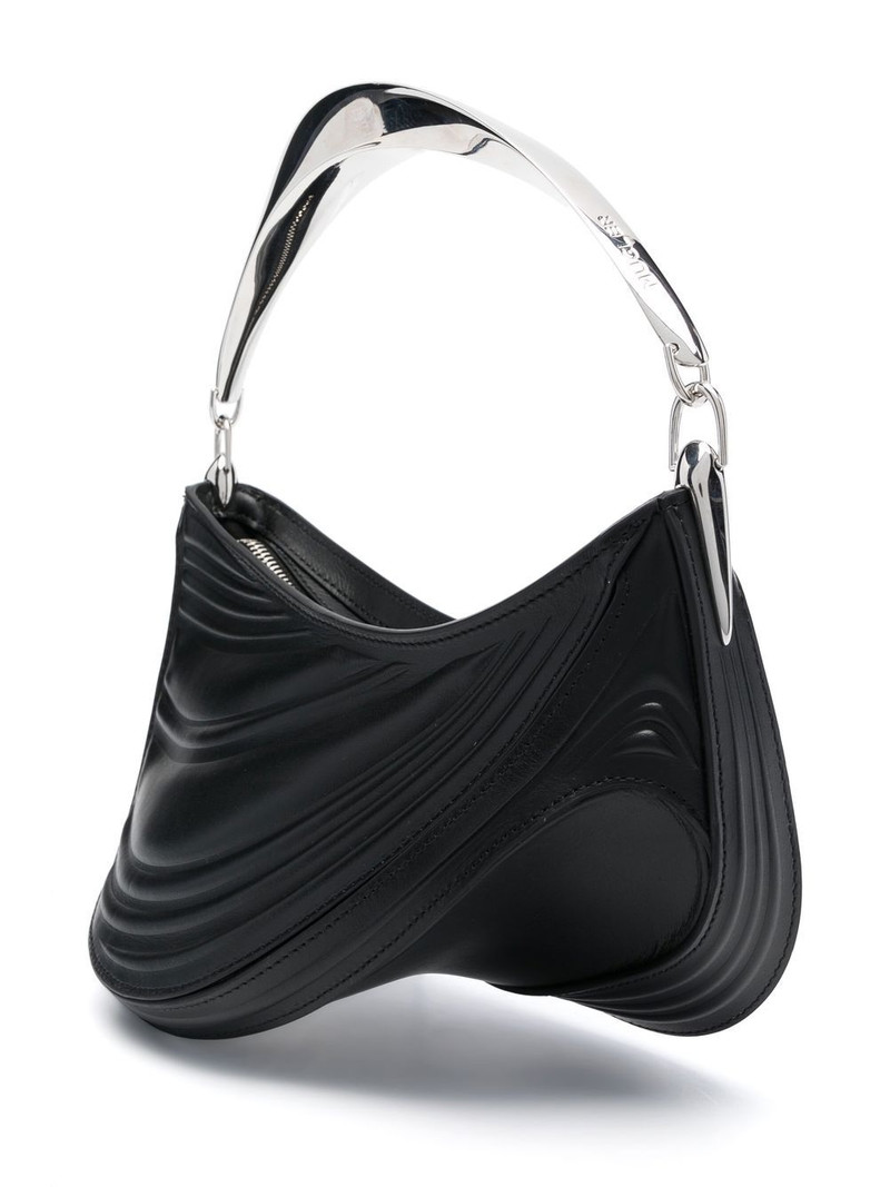 small Spiral Curve 01 embossed tote bag 3