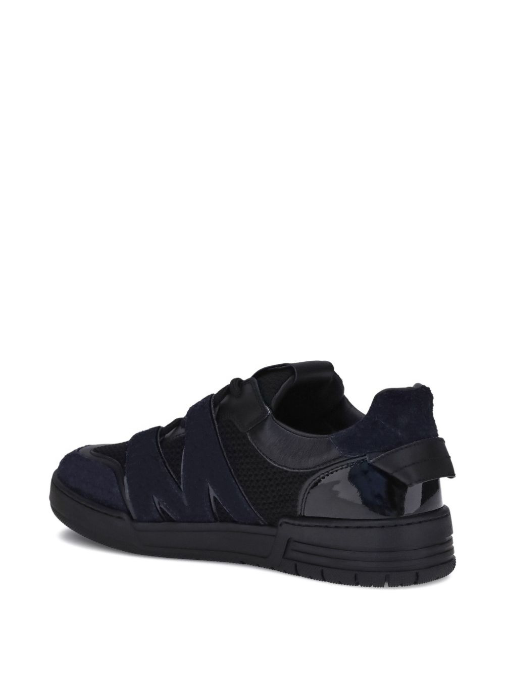 logo-detail mesh sneakers - 5