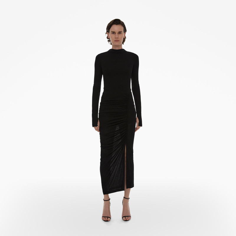 Helmut Lang RIBBED COMBO MAXI DRESS outlook