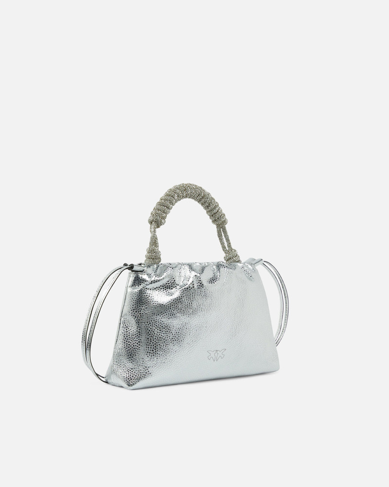 PINKO SMALL HANDBAG IN LAMINATED LEATHER outlook
