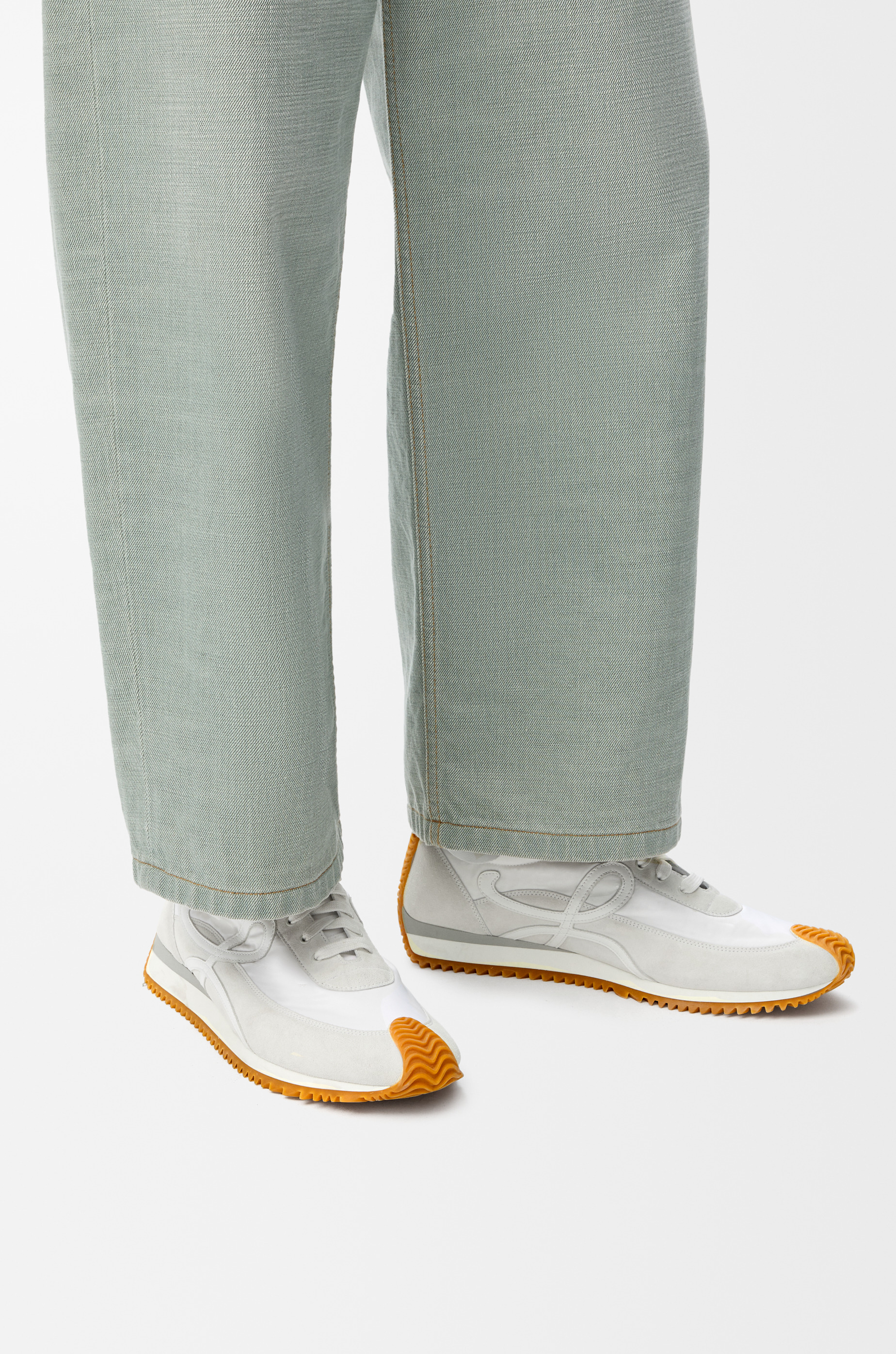 Flow Runner in nylon and suede - 2
