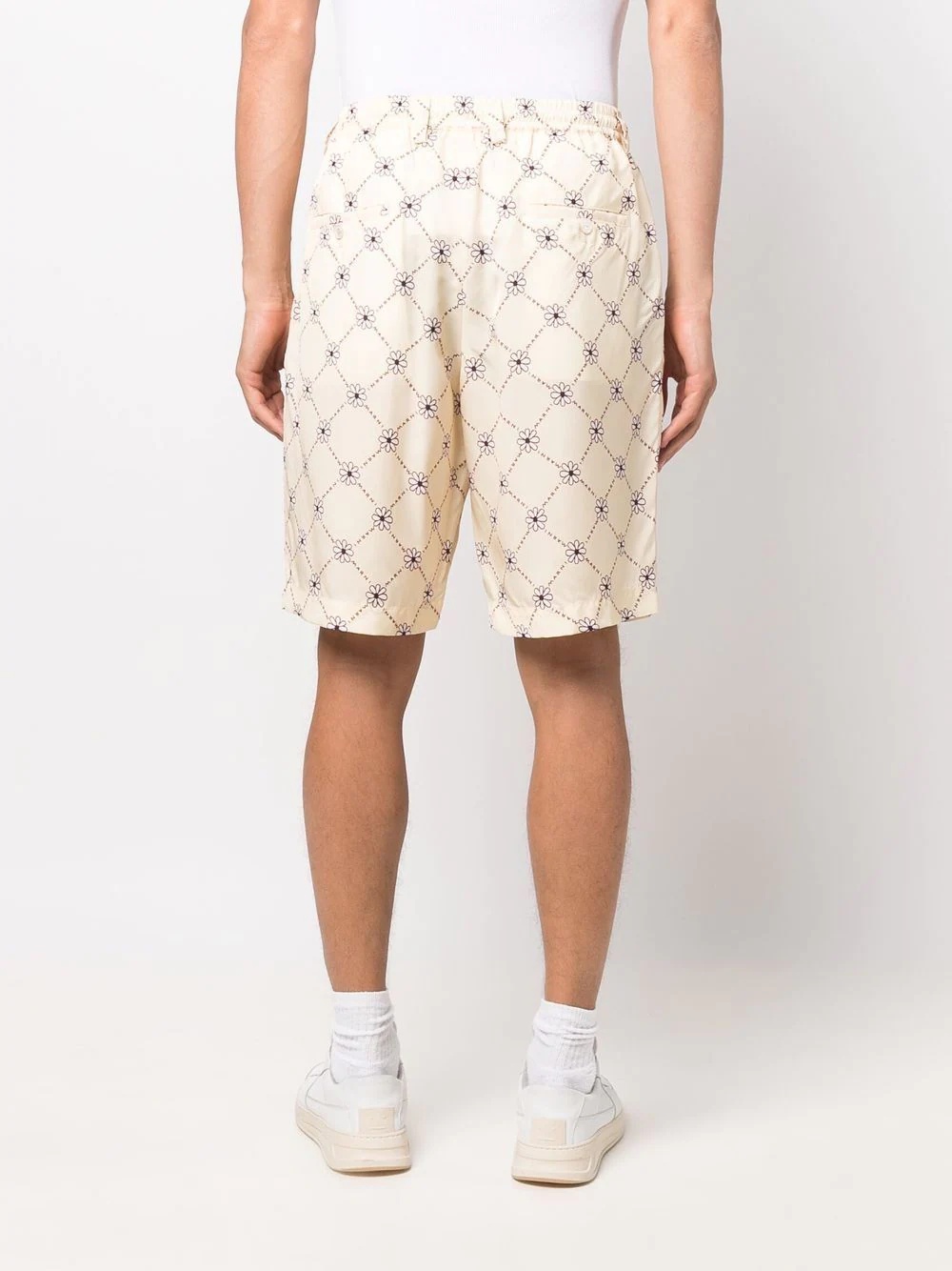 floral-print shorts - 4