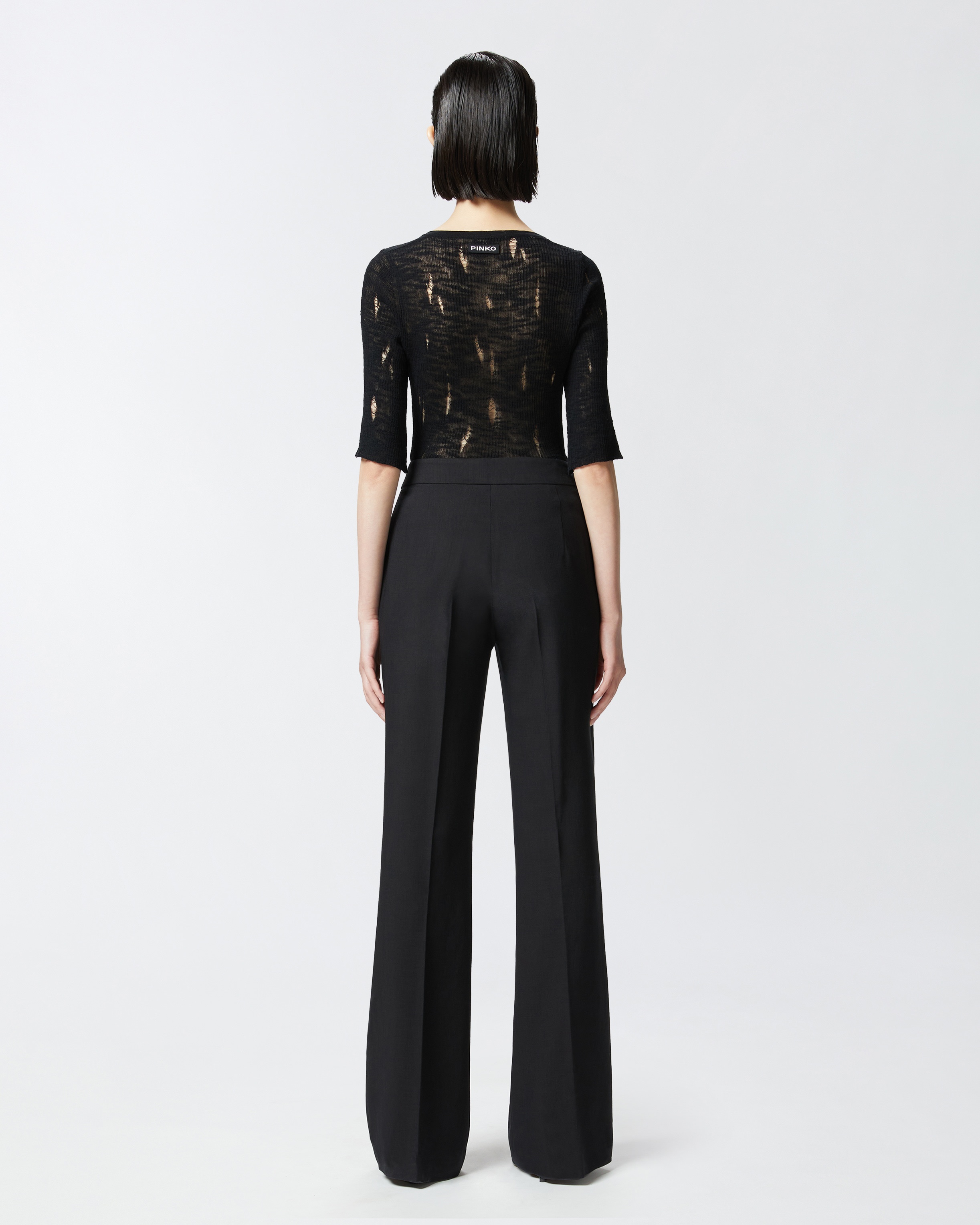FLARED SUIT TROUSERS - 4