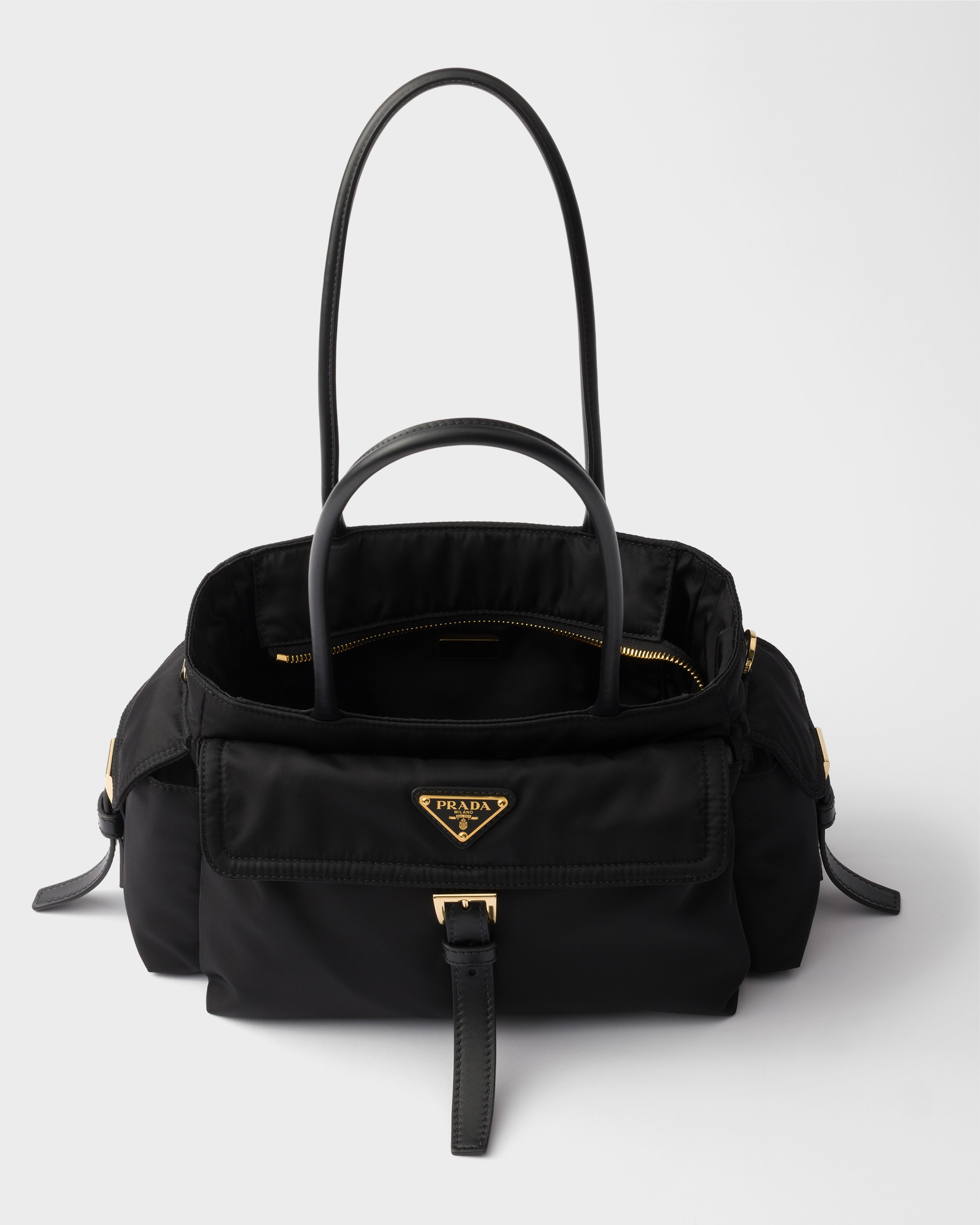 Prada Explore medium Re-Nylon and leather tote bag - 5