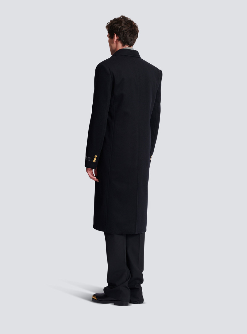 Oversized wool and cashmere coat 4