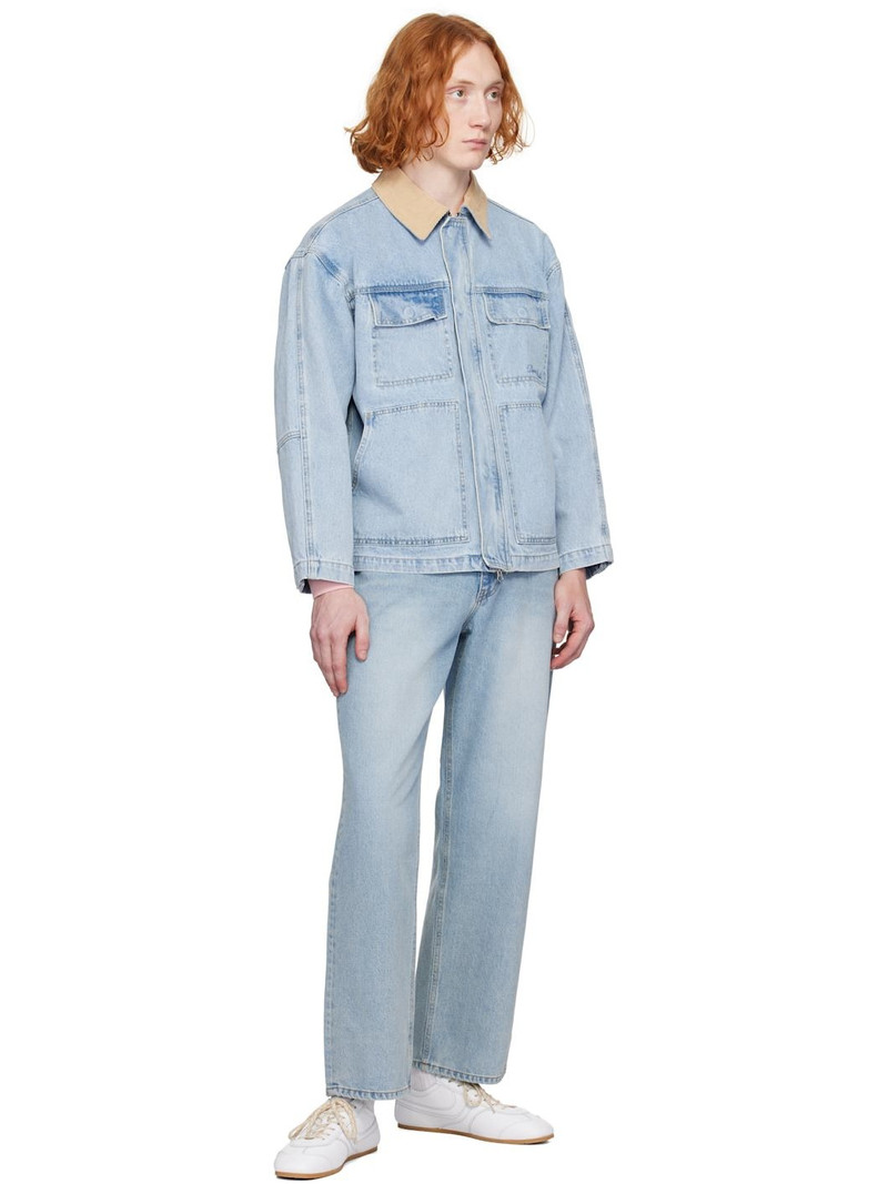 Dunst Blue Vintage Work Denim Jacket outlook