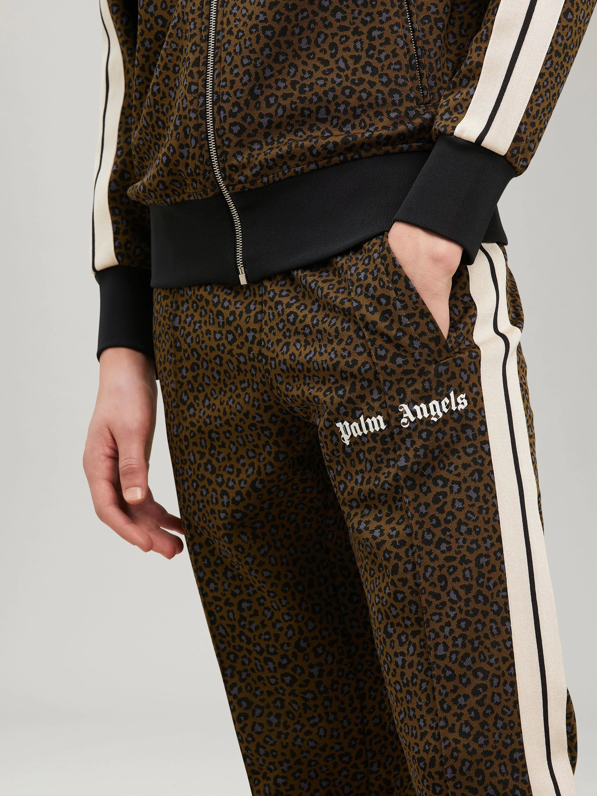 LEOPARD TRACK PANTS - 6