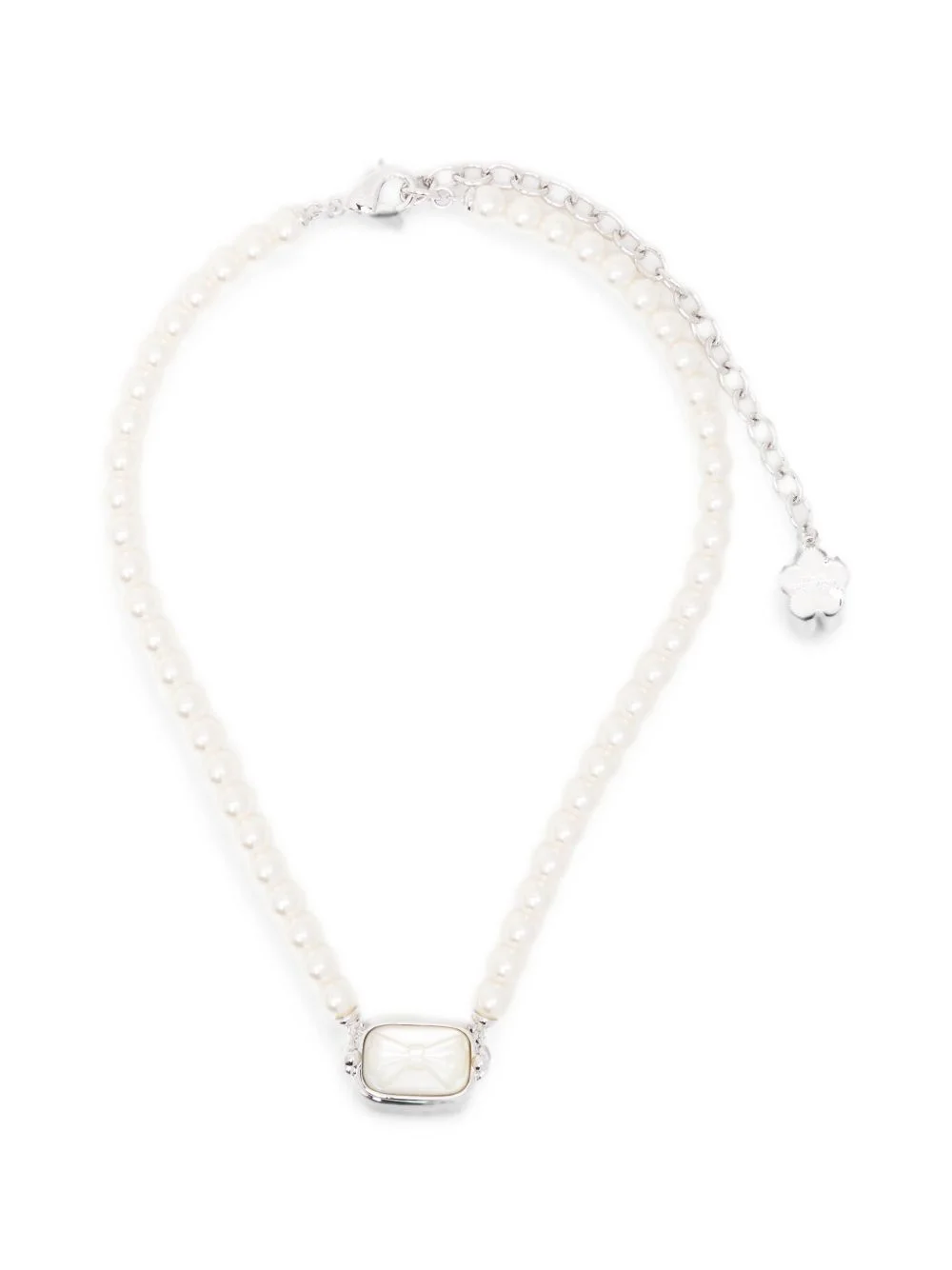 bow-detail necklace - 1