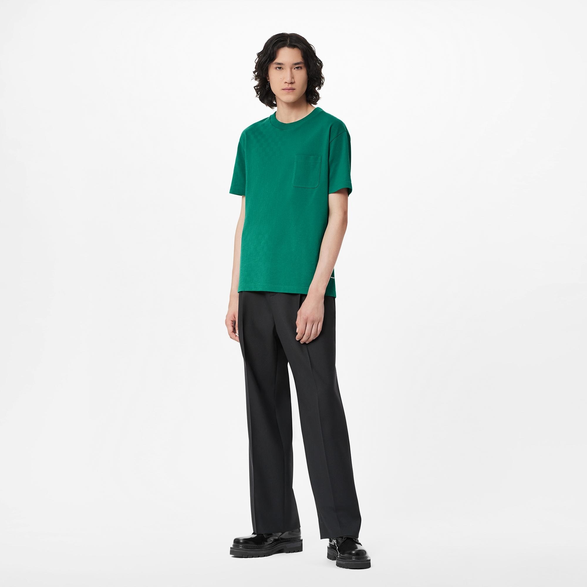 LVSE Half Damier Pocket T-Shirt - 2
