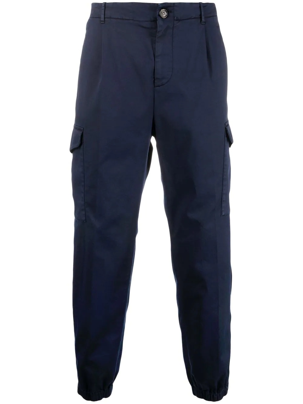 tapered side-zip trousers - 1