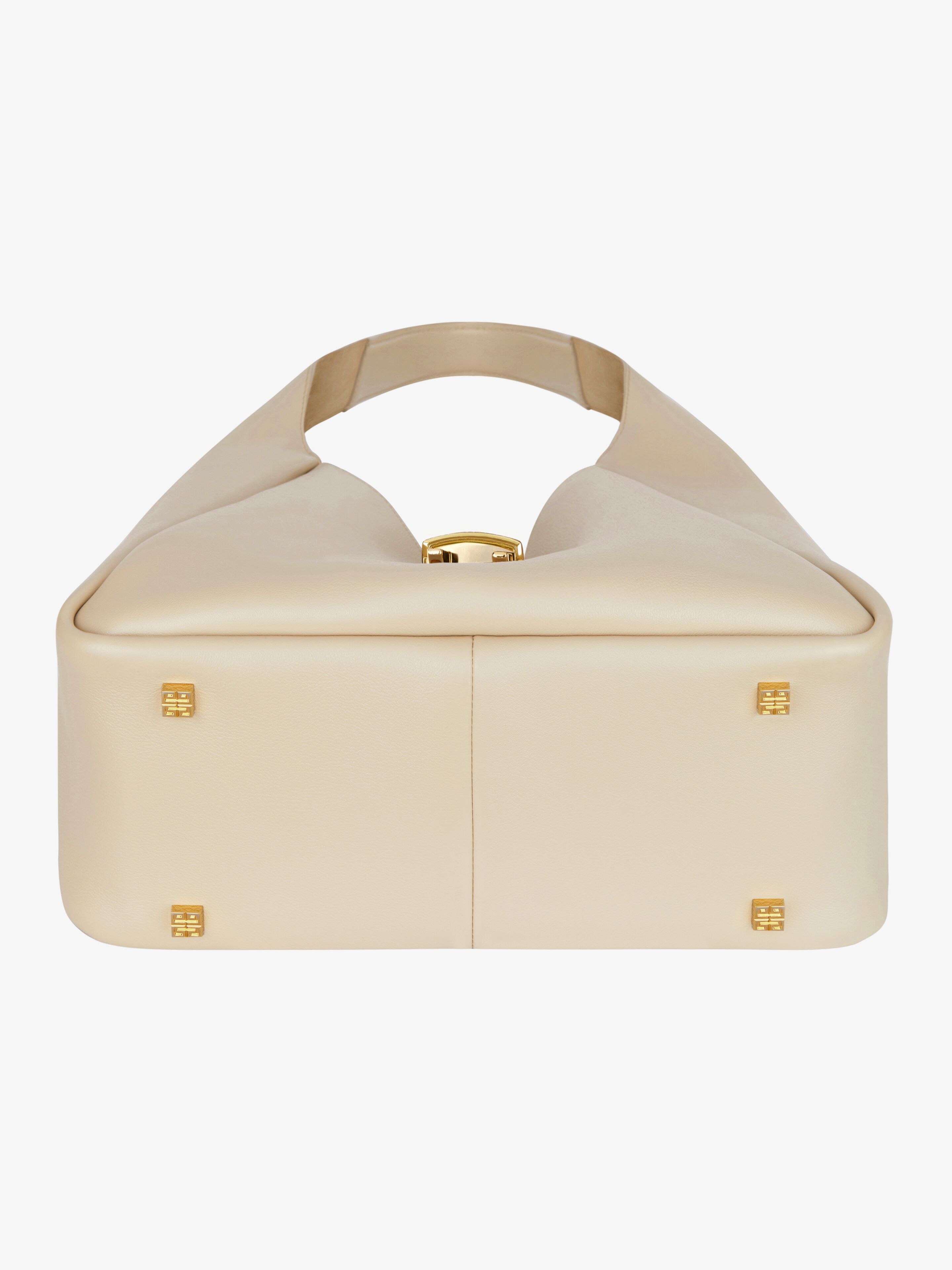 MEDIUM G-HOBO BAG IN GRAINED LEATHER - 5