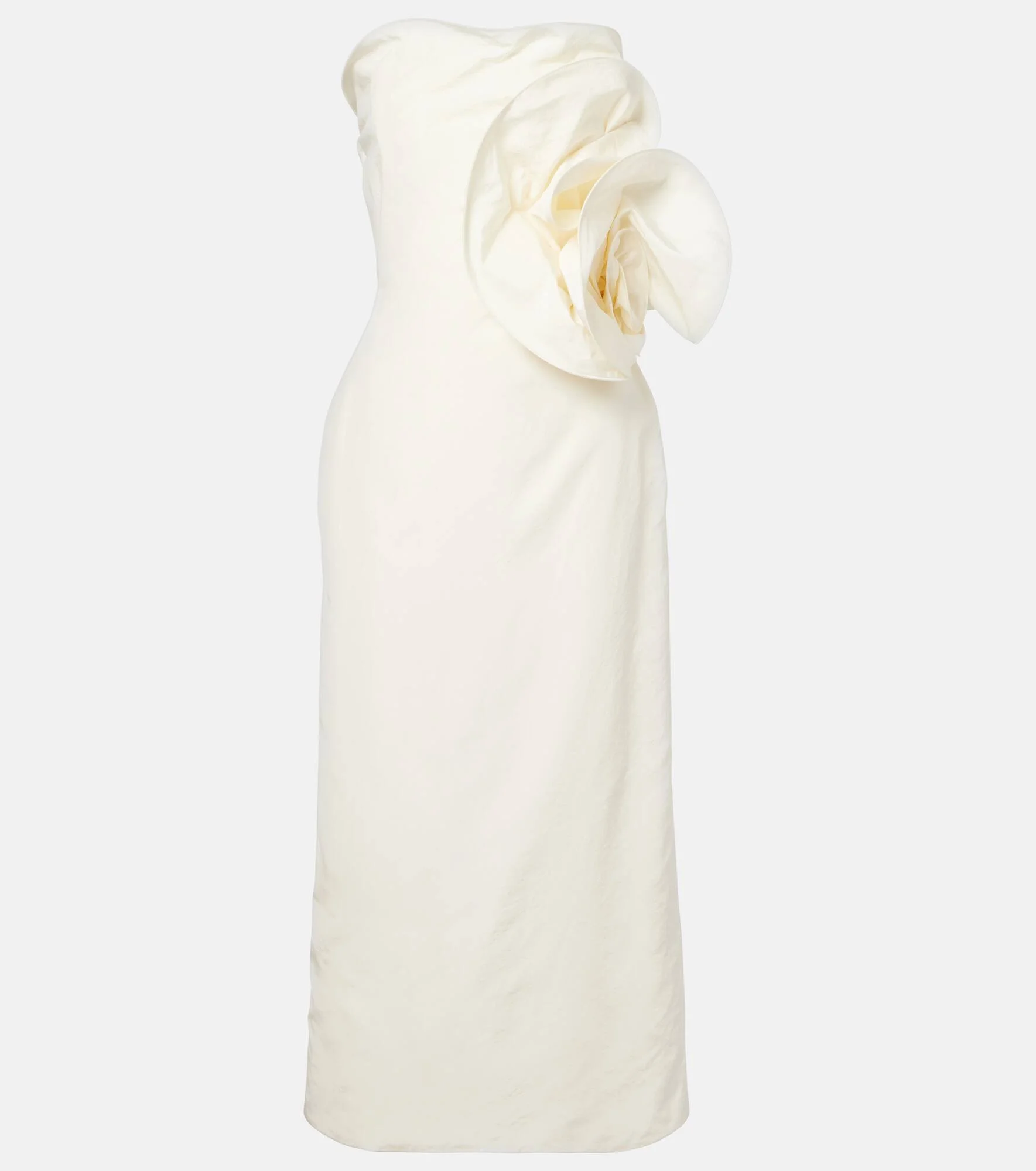 Floral-appliqué corset dress - 1