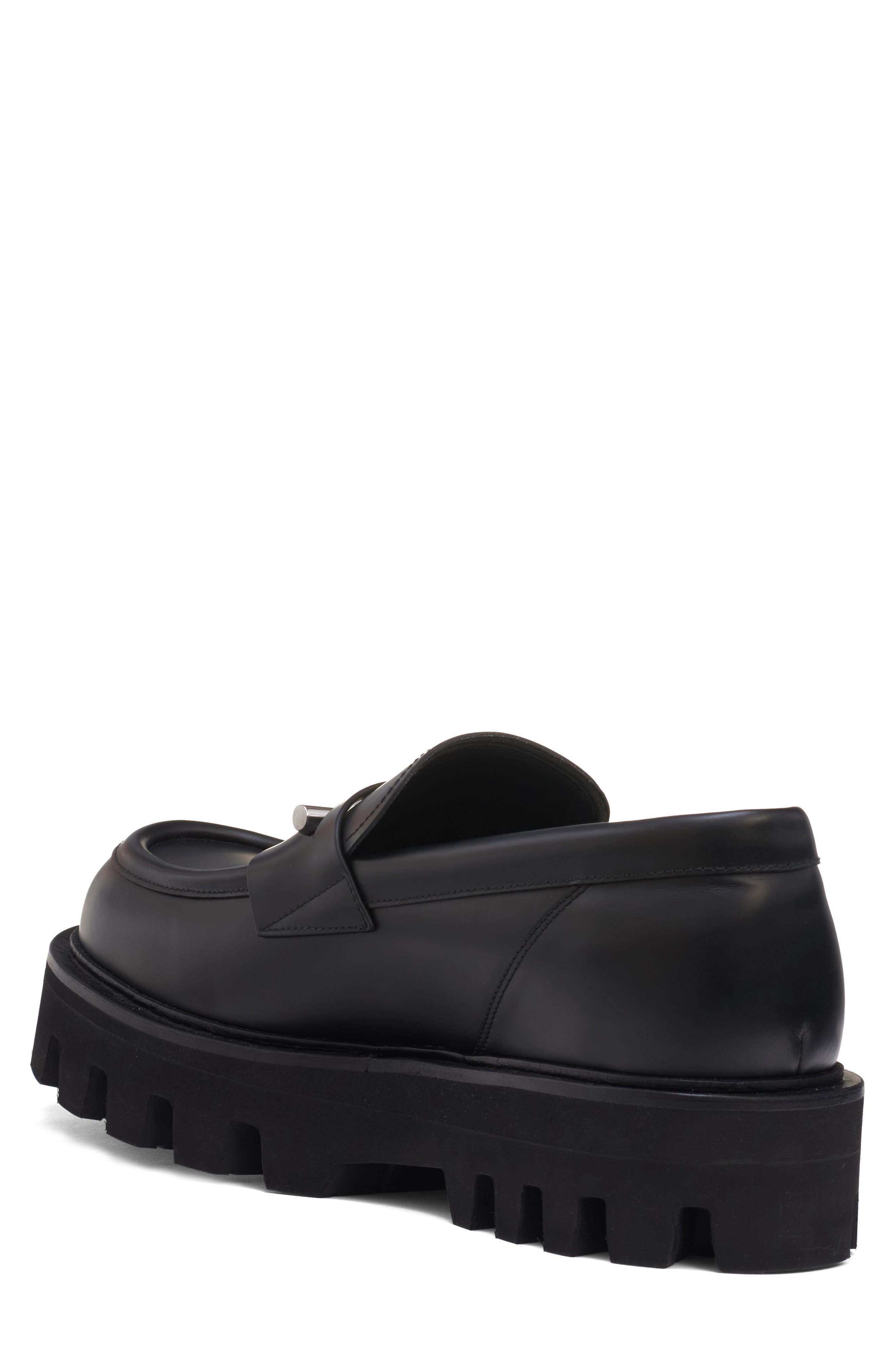 McQueen T-Bar Parachute Loafer in Black/Silver at Nordstrom - 2
