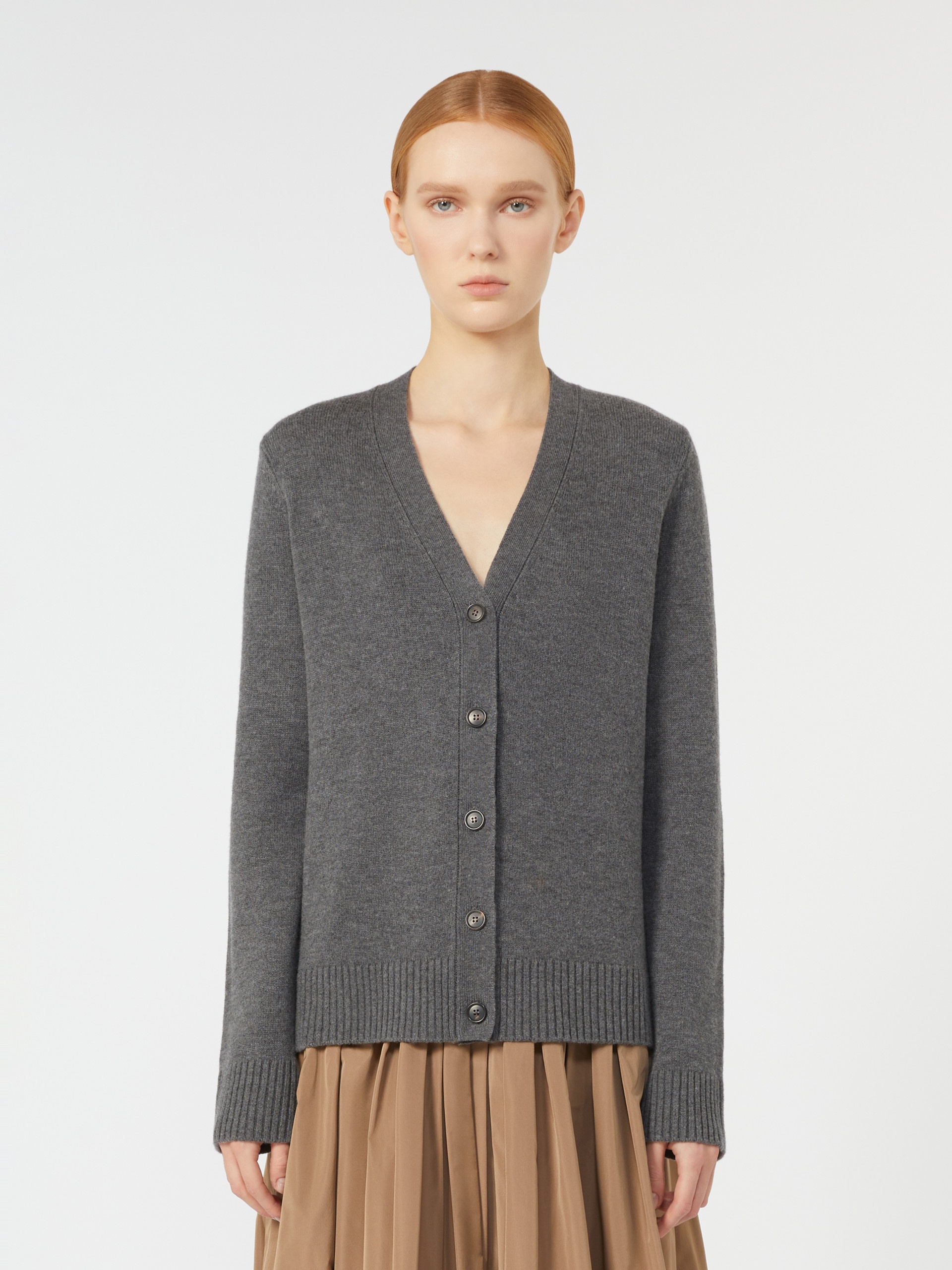 APOLLO Mannish wool yarn cardigan - 3