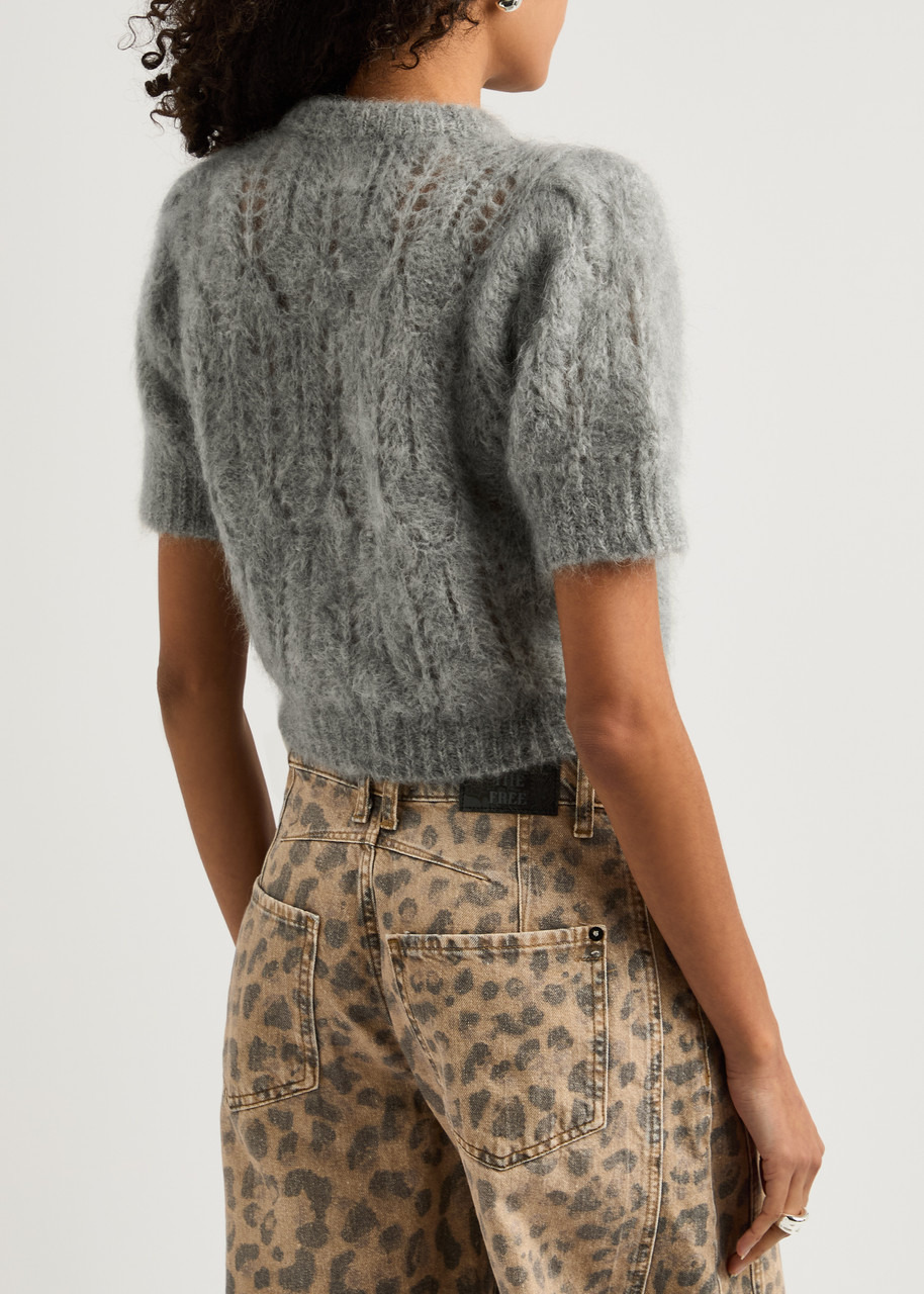 Citizens OF Humanity Odette Pointelle-knit Mohair-blend Jumper - 3