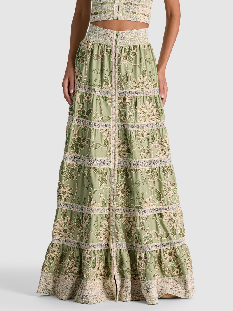 ADIRA EMBROIDERED MAXI SKIRT 2