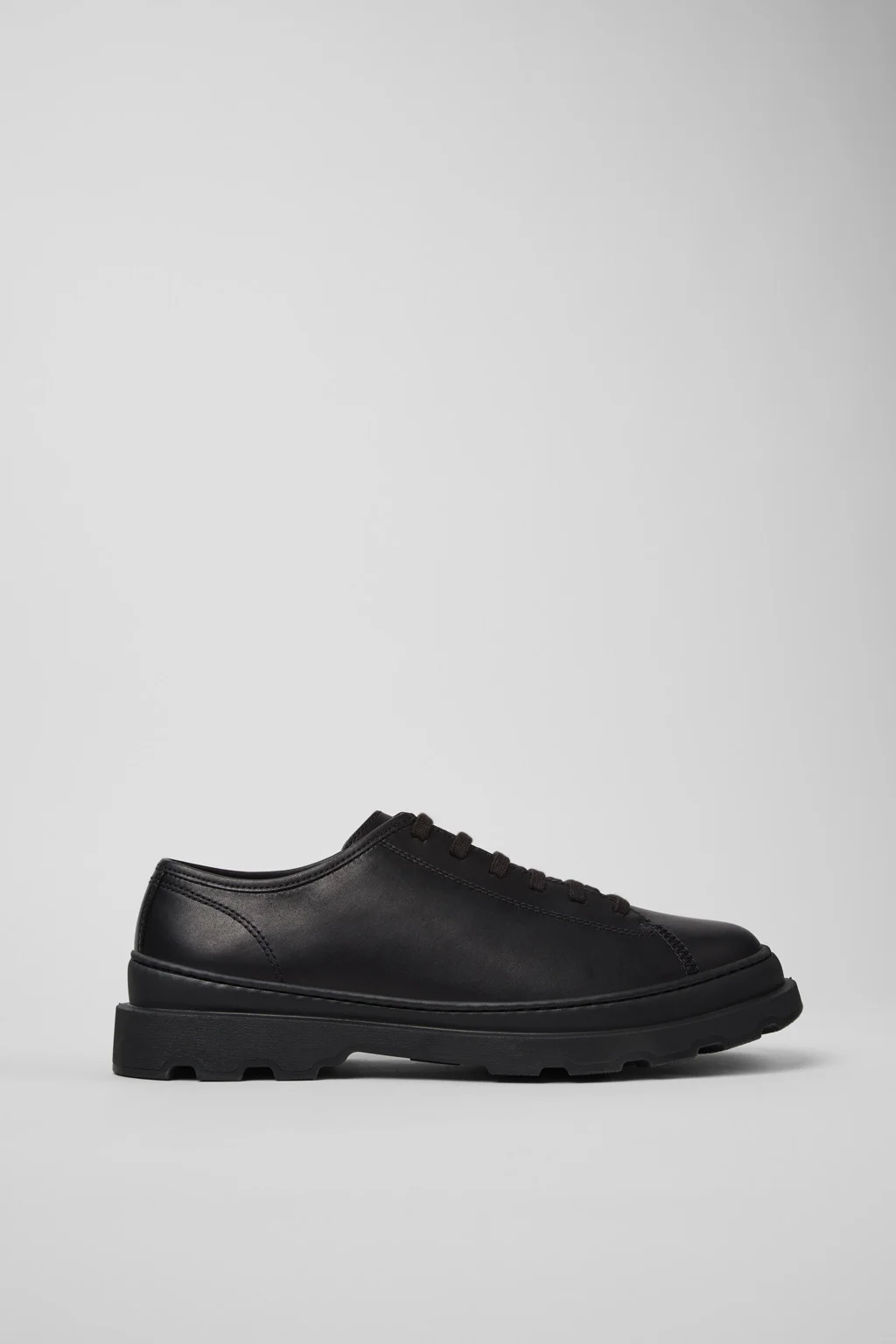 Brutus+ Black Leather Shoes for Men. - 1